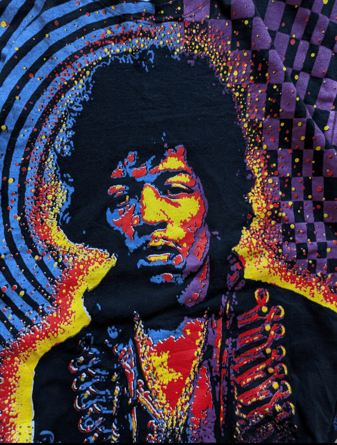 Jimi Hendrix Vintage 1992 Hanes x Jimi Hendrix AOP Size US XL / EU 56 / 4 - 5 Thumbnail