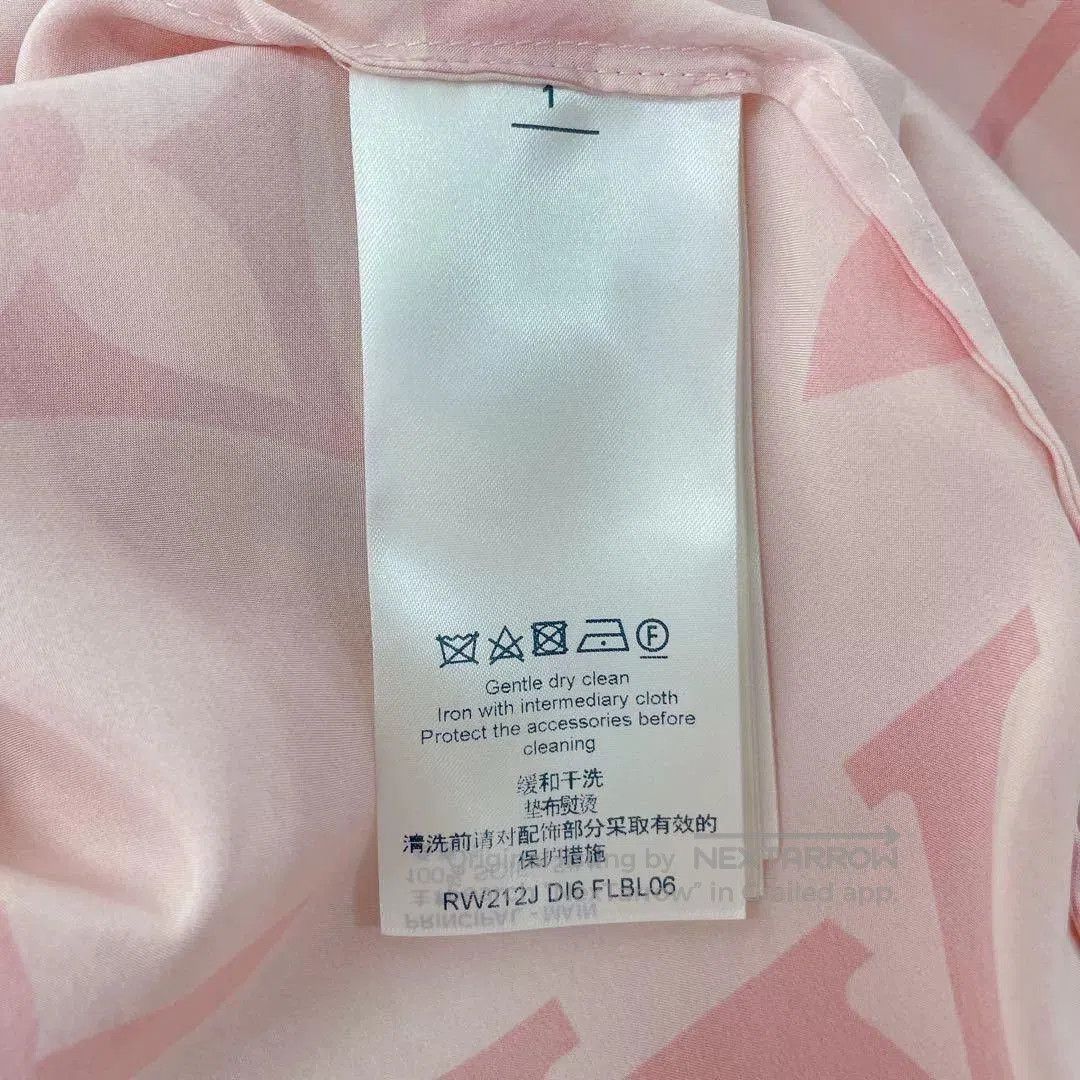 Louis Vuitton Louis Vuitton Monogram Silk Blouse 36. Size XS / US 0-2 / IT 36-38 - 8 Thumbnail