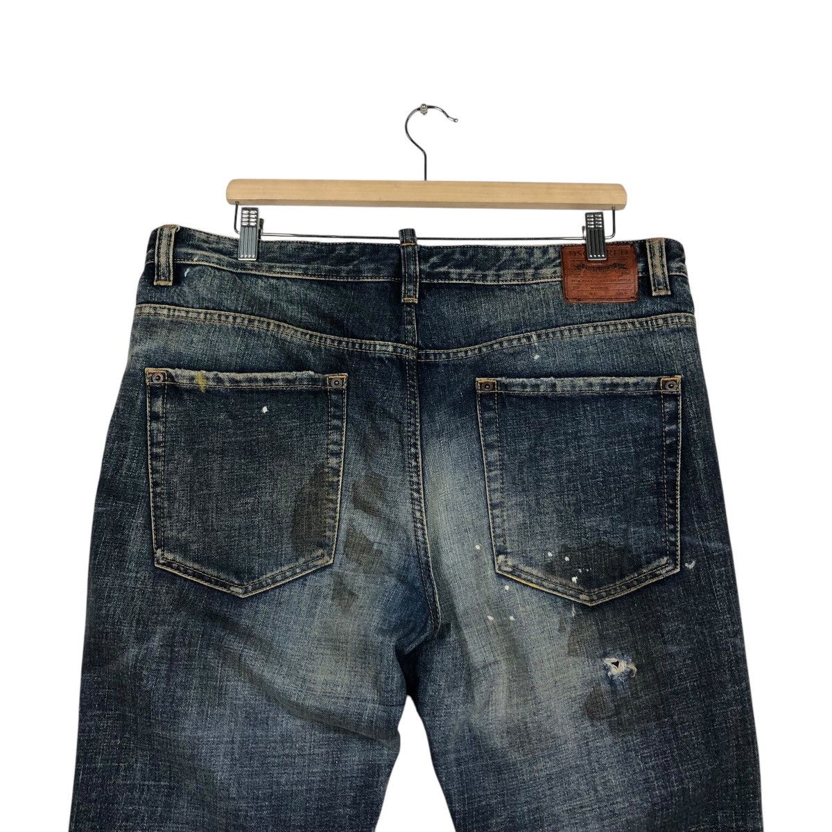 Dsquared2 📌Vintage Patchwork Denim Jeans Dsquared2 Made in Italy Size US 38 / EU 54 - 10 Thumbnail