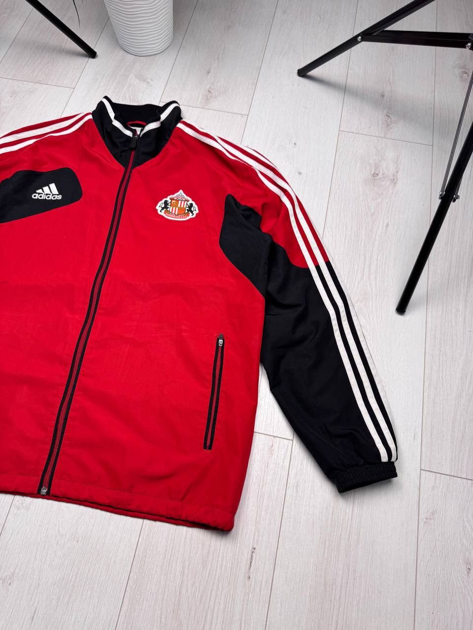 Adidas × Vintage Vintage Adidas Sunderland Training Tracksuit Top 2012 Size US XL / EU 56 / 4 - 3 Thumbnail