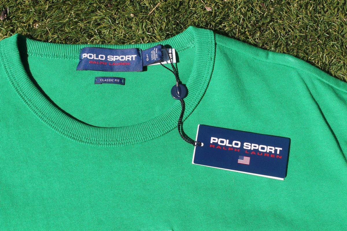 Polo Ralph Lauren Polo Sport Green T-Shirt Size US L / EU 52-54 / 3 - 4 Thumbnail