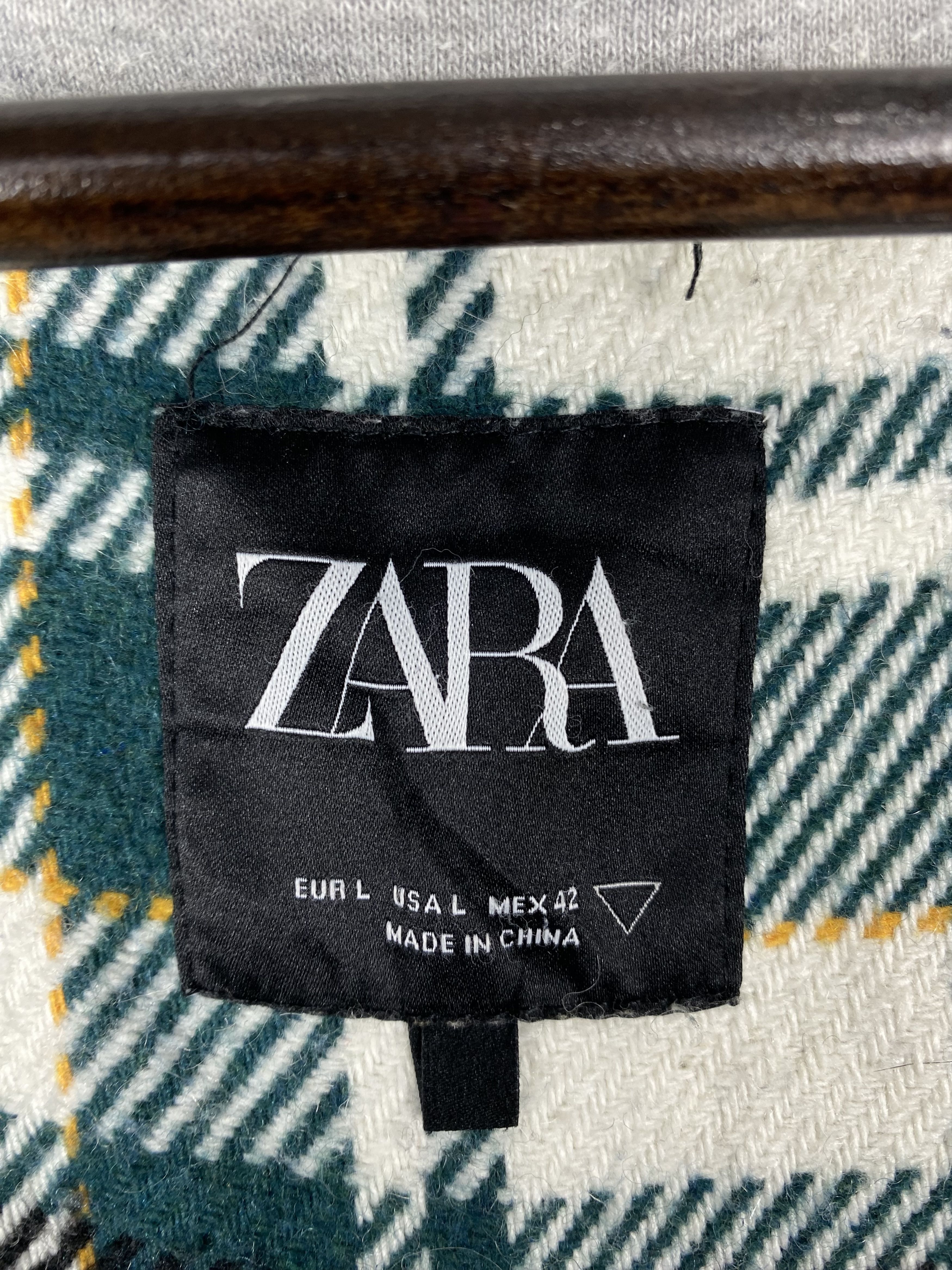 Zara Vintage Zara Checked Jacket DJ1002 Size US L / EU 52-54 / 3 - 9 Thumbnail