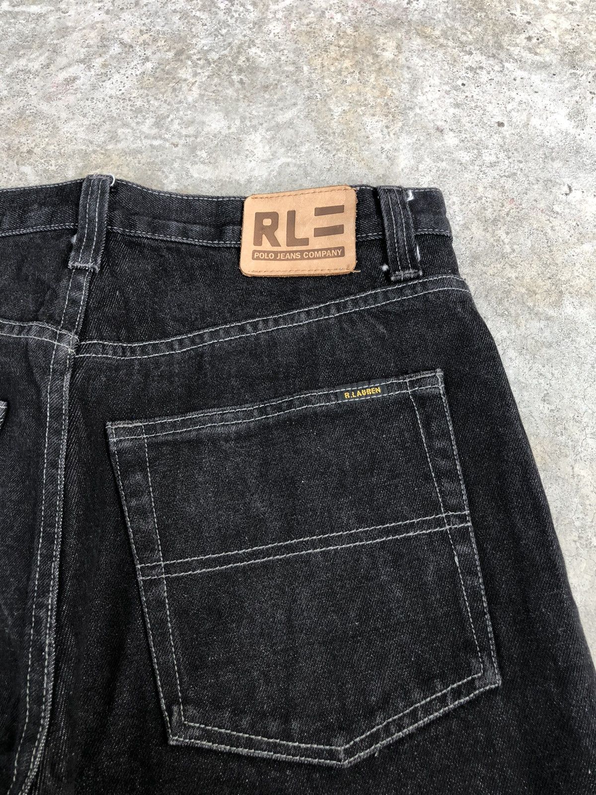 Ralph Lauren Vintage Ralph Lauren Distressed Jeans Size US 33 - 13 Thumbnail