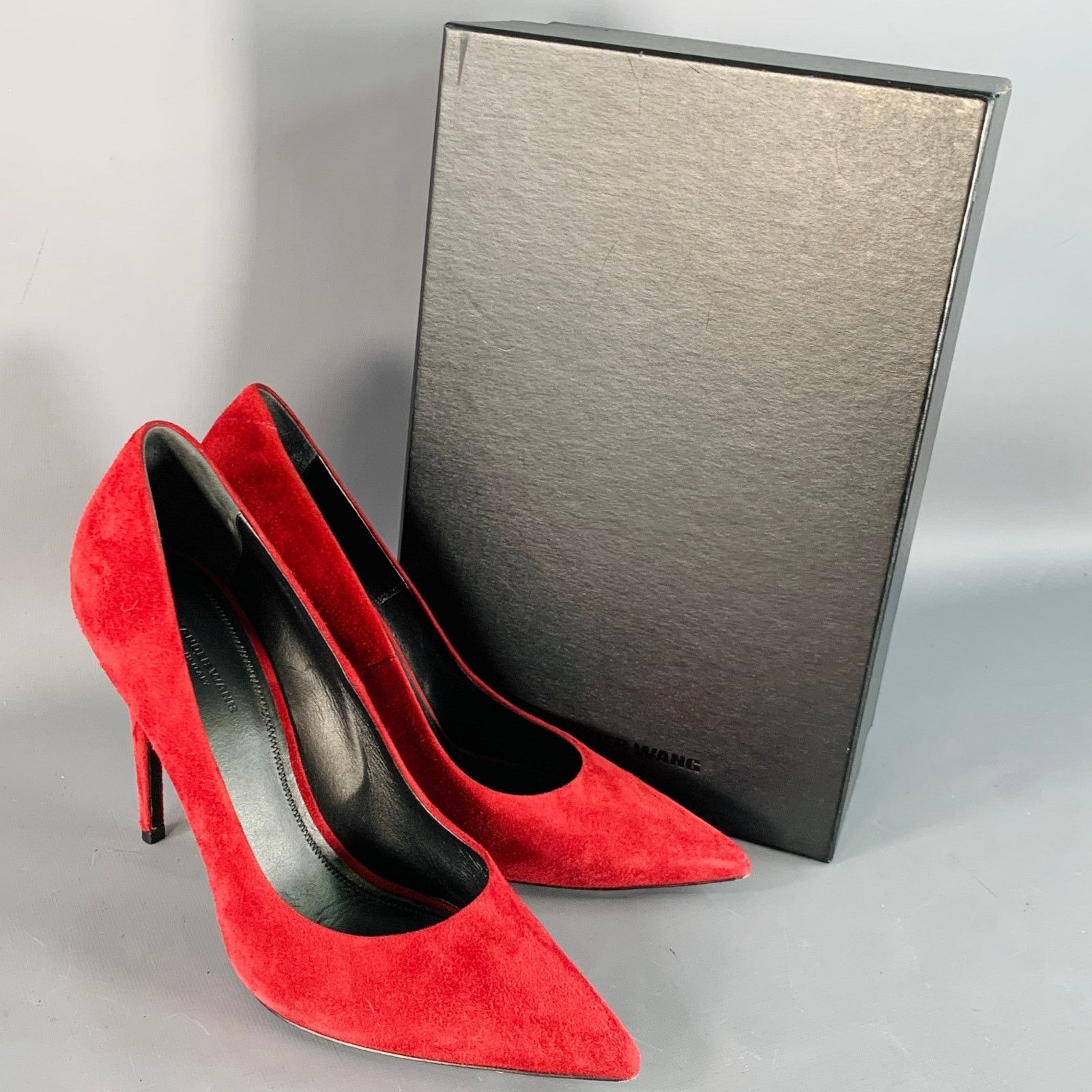 Alexander Wang ALEXANDER WANG Annika Suede Pointed Toe Stiletto Pumps Size US 9 / IT 39 - 8 Thumbnail