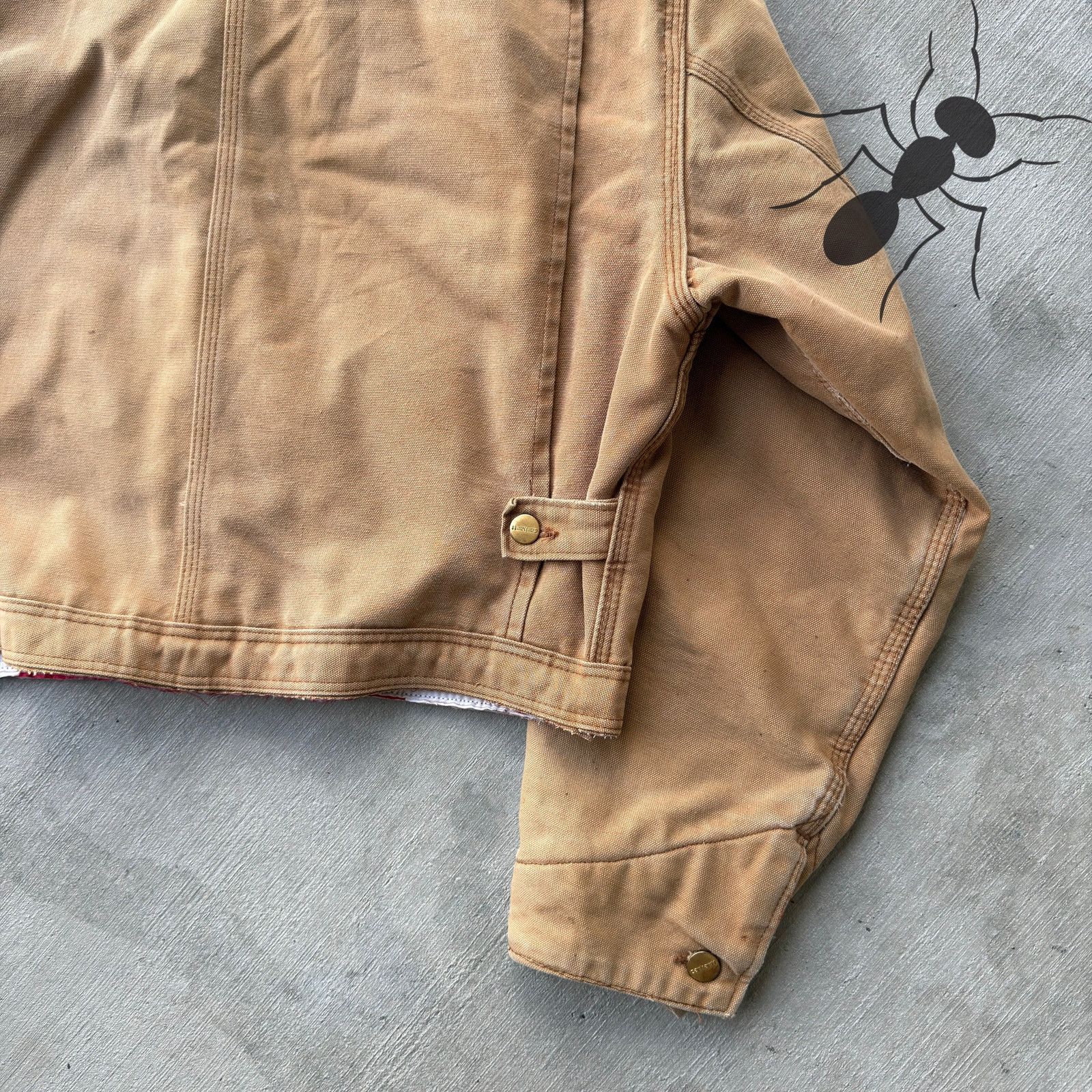 Carhartt × Vintage Carhartt brown cropped Detroit style work wear jacket Size US S / EU 44-46 / 1 - 9 Thumbnail