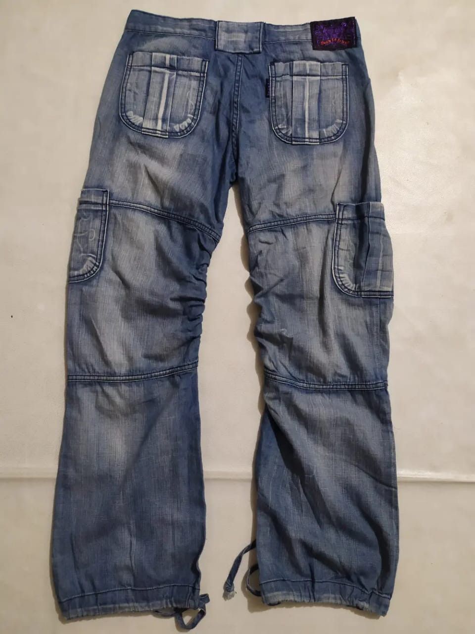 Other Born74 & Friends Pants Wrinkles Knee Design Size 29" - 6 Thumbnail