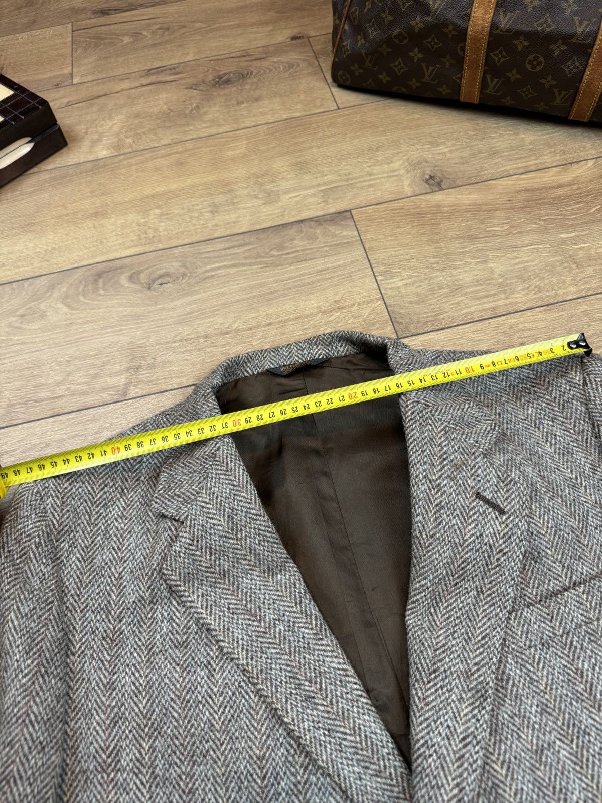 Harris Tweed Vintage wool blazer Harris Tweed original luxury item Size 48R - 8 Thumbnail