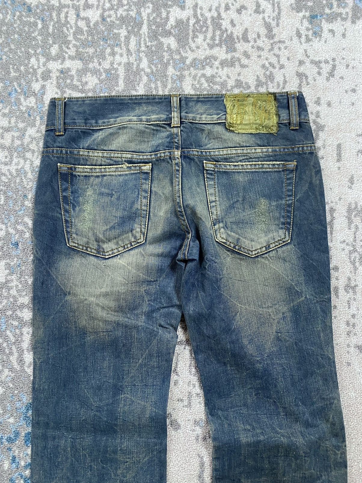 Tornado Mart Japanes Expedition Mode Distressed Bootcut Denim Jeans Size US 31 - 4 Thumbnail