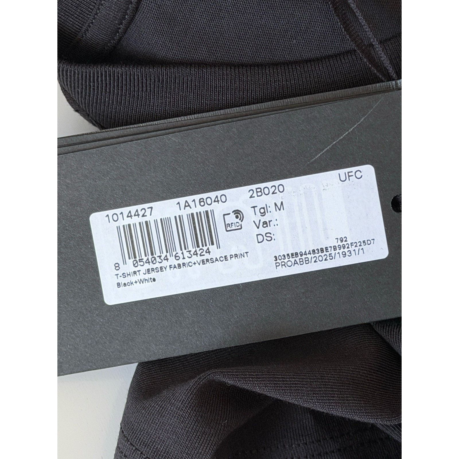 Versace Versace Print Cotton Jersey T-Shirt Black/White M 1014427 Size US M / EU 48-50 / 2 - 11 Thumbnail