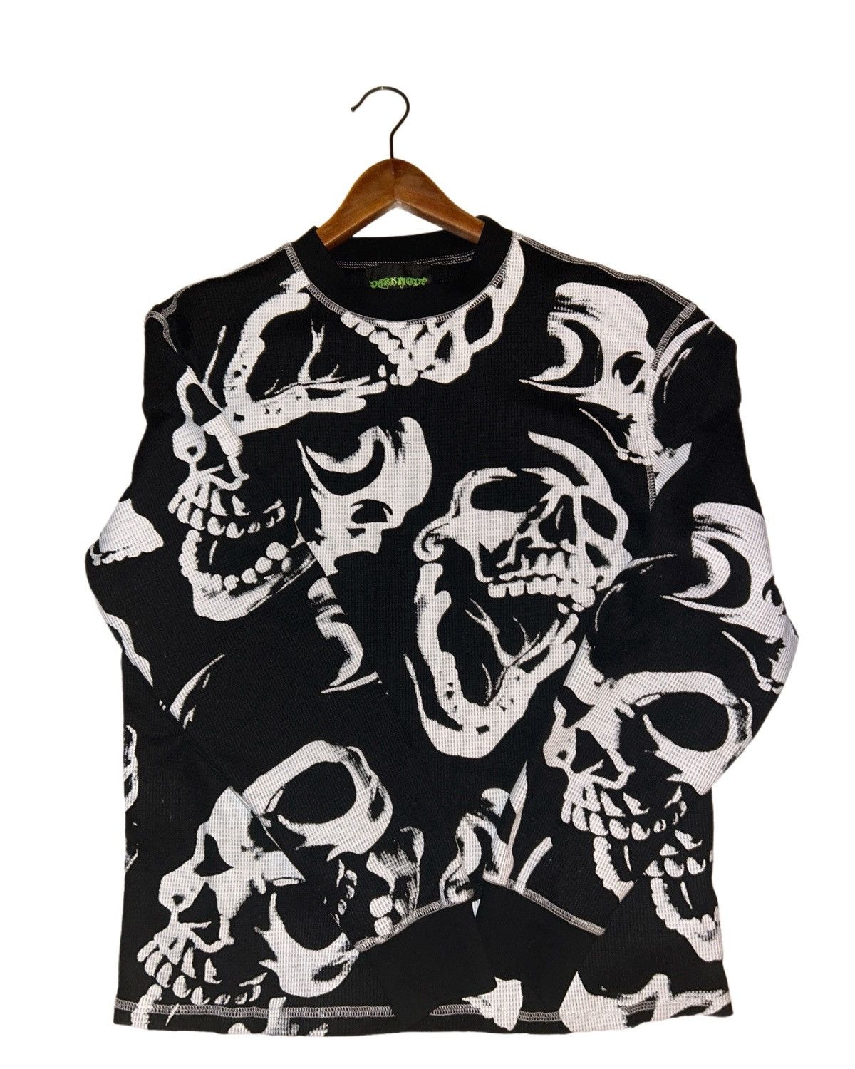 Japanese Brand Darkmode skulls long sleeve Size US S / EU 44-46 / 1 - 1 Preview