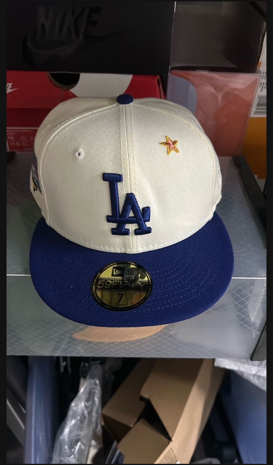 New Era Los Angeles Dodgers Fitted Size 7 Size ONE SIZE - 1 Thumbnail