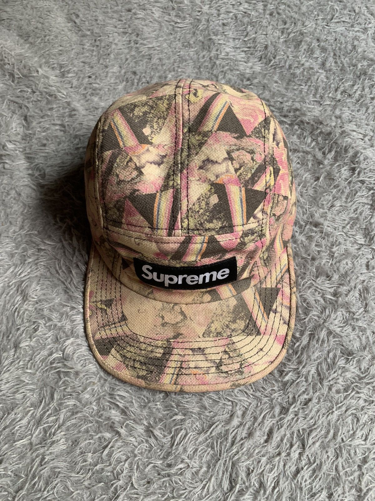 Supreme FW13 Supreme Liberty London Camp Cap Pink Floyd Thorgerson Size ONE SIZE - 7 Thumbnail