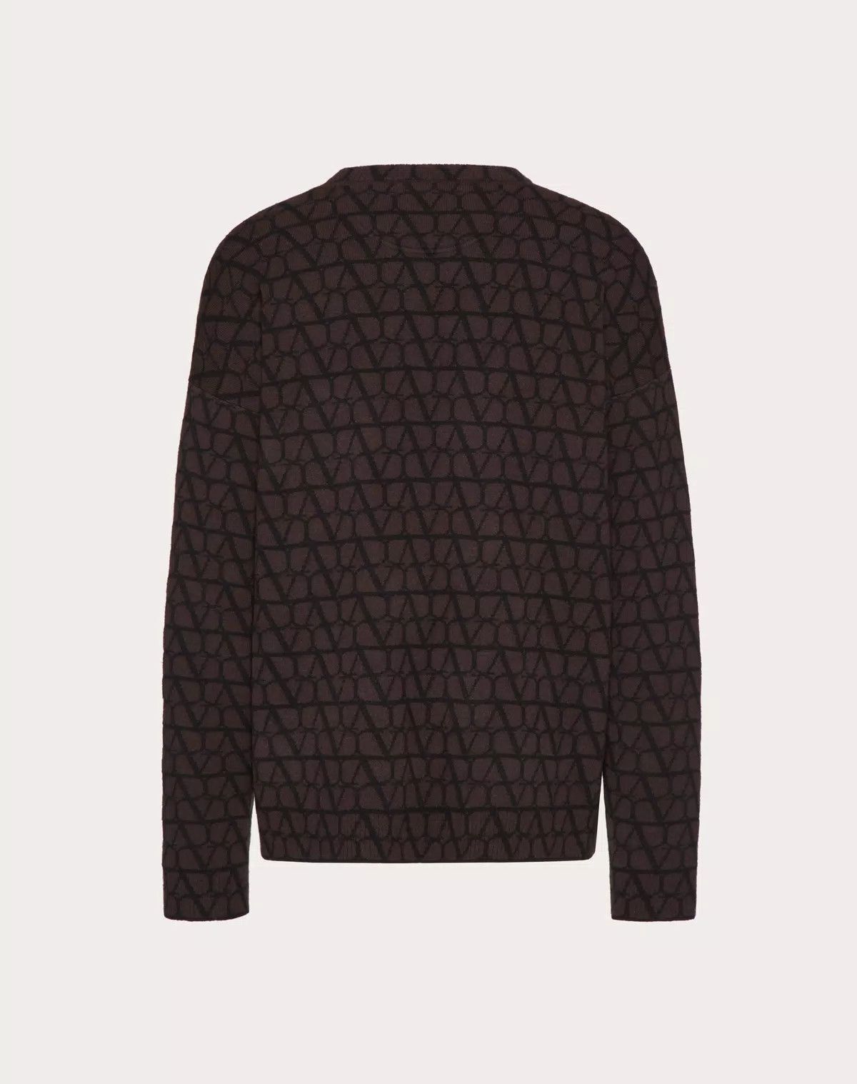 Valentino oc11z0725 Wool Crewneck Sweater in Black Size US L / EU 52-54 / 3 - 2 Thumbnail