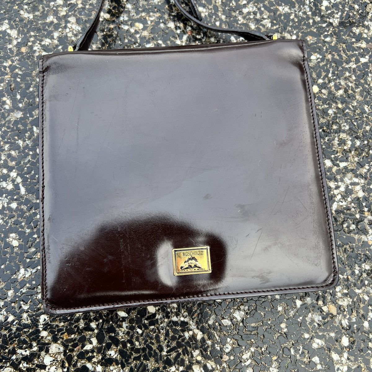Love Moschino × Moschino Moschino Leather Shoulder Bag Size ONE SIZE - 7 Thumbnail