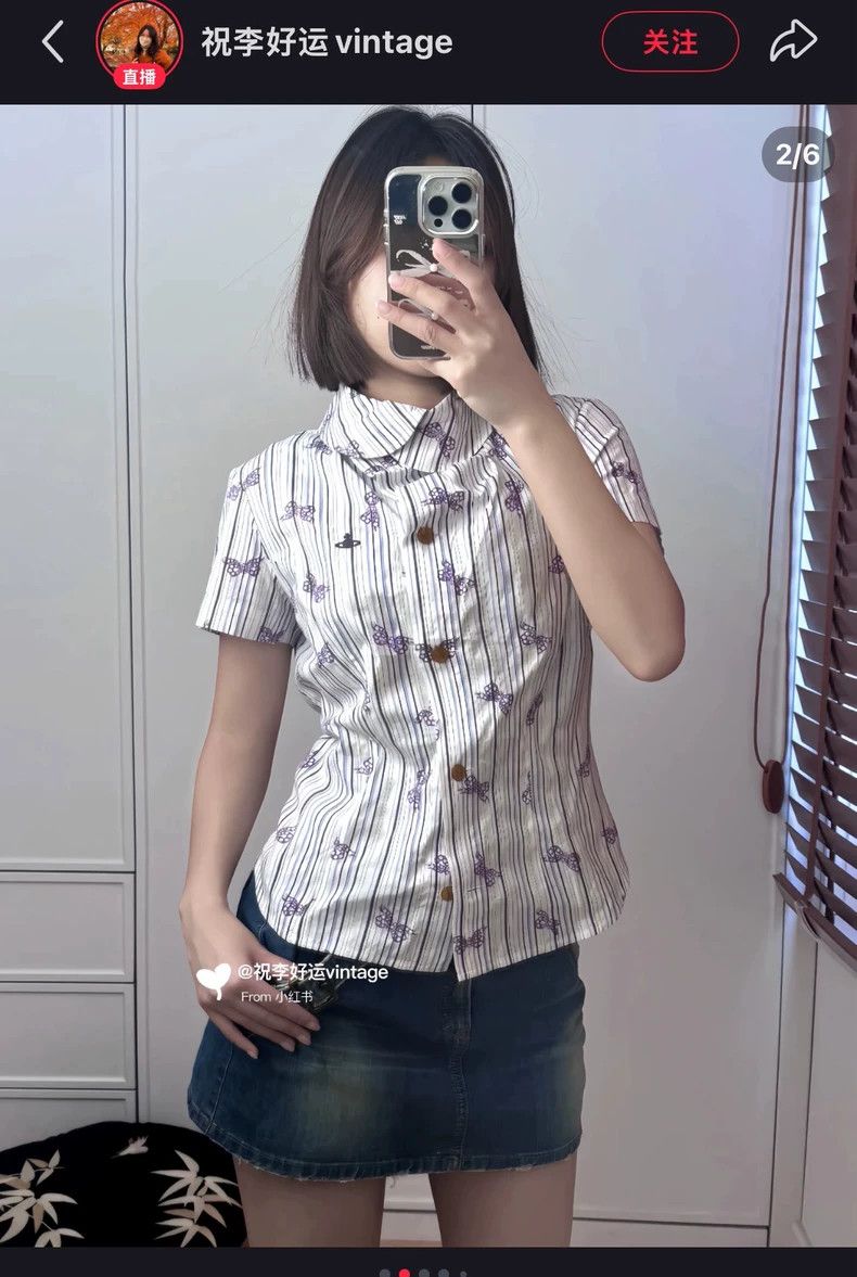 Vivienne Westwood Vivienne Westwood short sleeve shirt Size S / US 4 / IT 40 - 6 Thumbnail