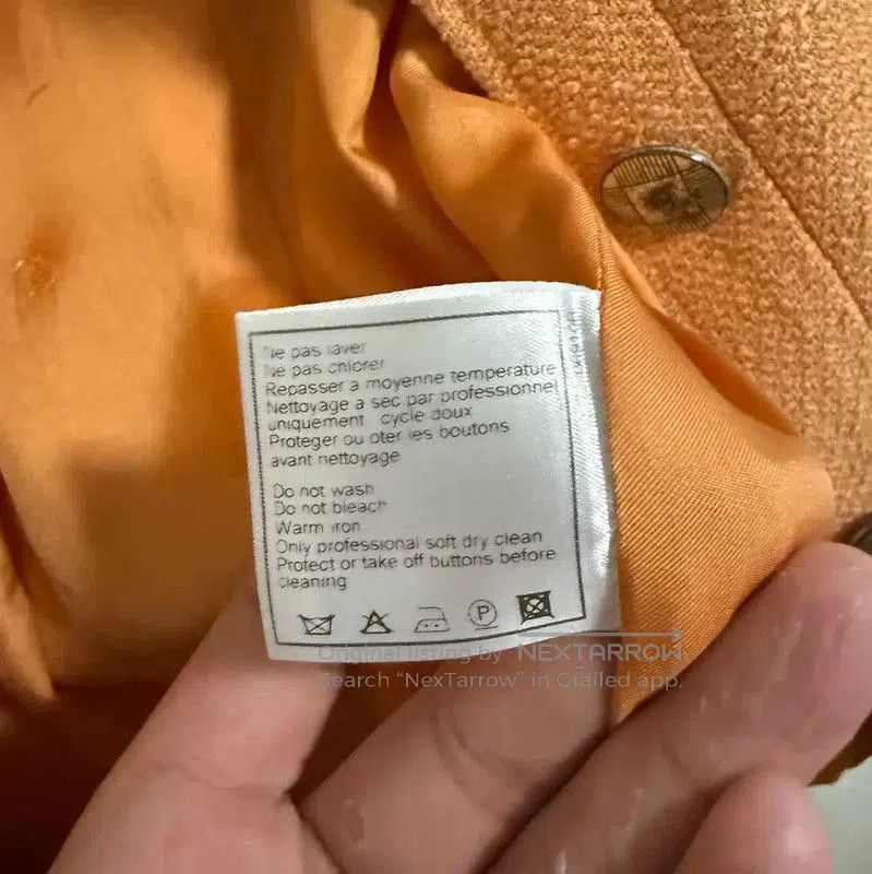 Chanel Chanel Orange Polyester Pullover Sweater . Size XS / US 0-2 / IT 36-38 - 4 Thumbnail