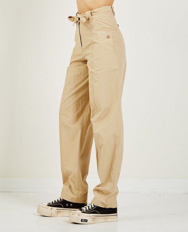 Kenzo o1y1025 Casual Pant in Sand Size 27" / US 4 / IT 40 - 2 Thumbnail