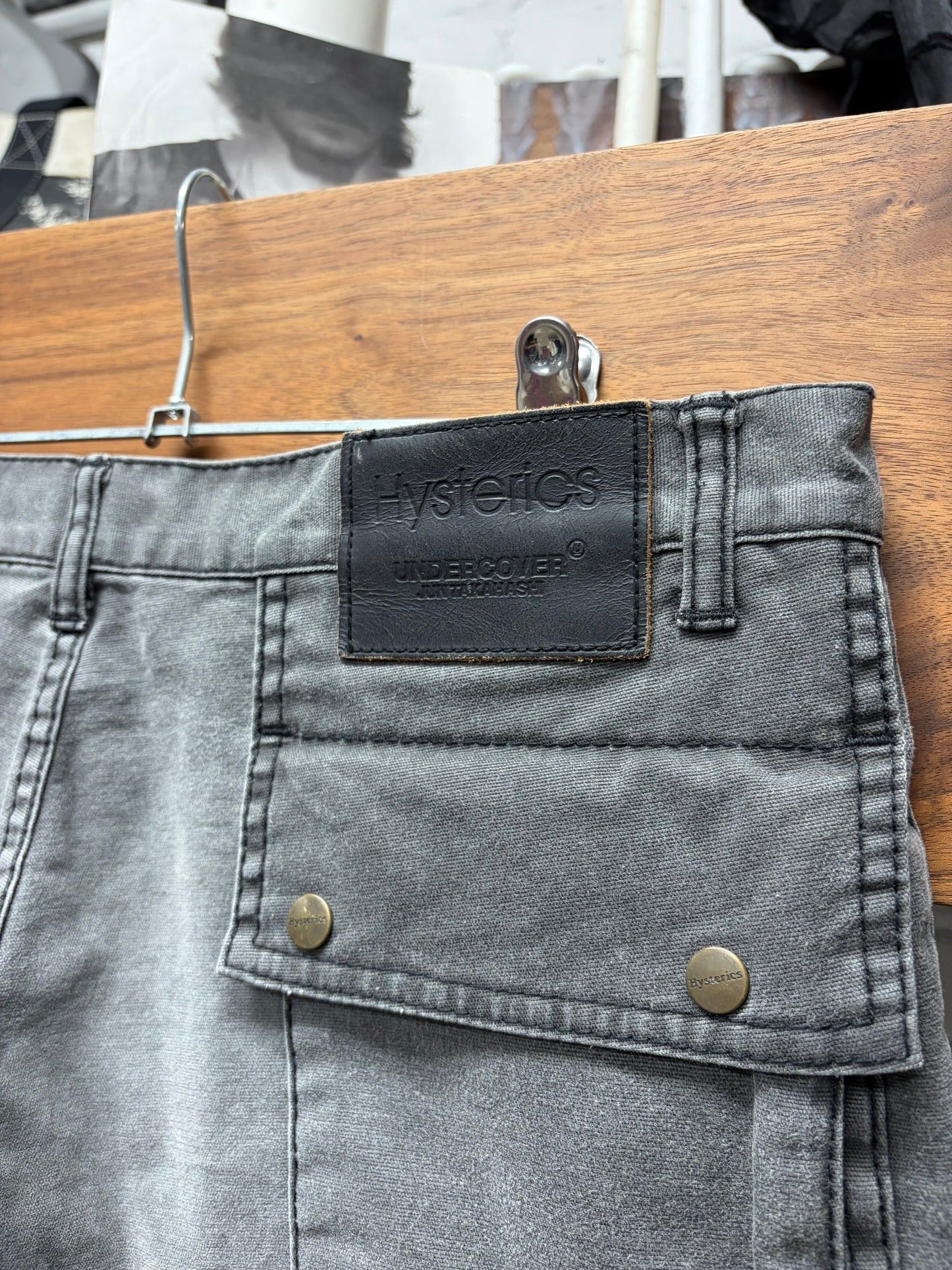 Undercover Undercover x Hysteric Glamour Paint Splattered Grey Skinny Jeans Size US 32 / EU 48 - 5 Thumbnail