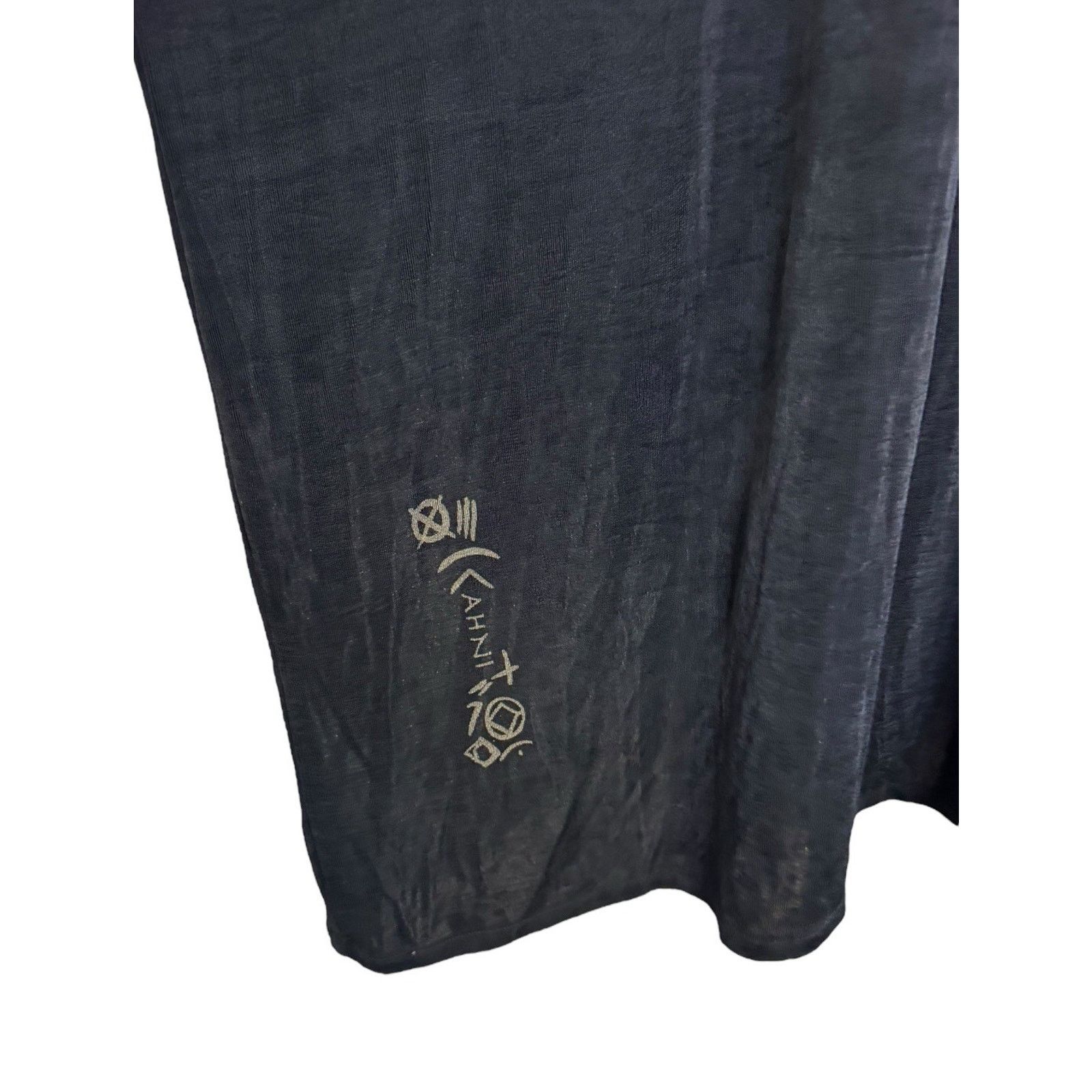Other Vintage AHNI Velvet Tapestry Embroidered Maxi Dress Plus 2 Size XXL / US 16-18 / IT 52-54 - 6 Thumbnail