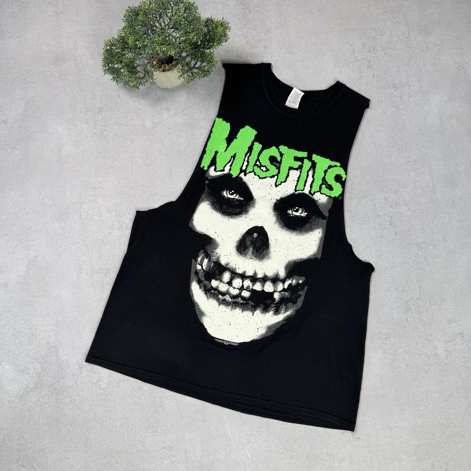 Vintage Misfits Band Tank Top Sleeveless Size L Black Tour Size US L / EU 52-54 / 3 - 1 Thumbnail