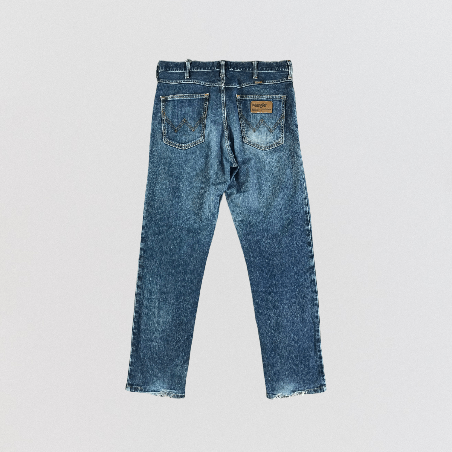 Vintage × Wrangler Vintage Blue Wash Wrangler Jeans-JM3246 Size US 35 - 2 Thumbnail