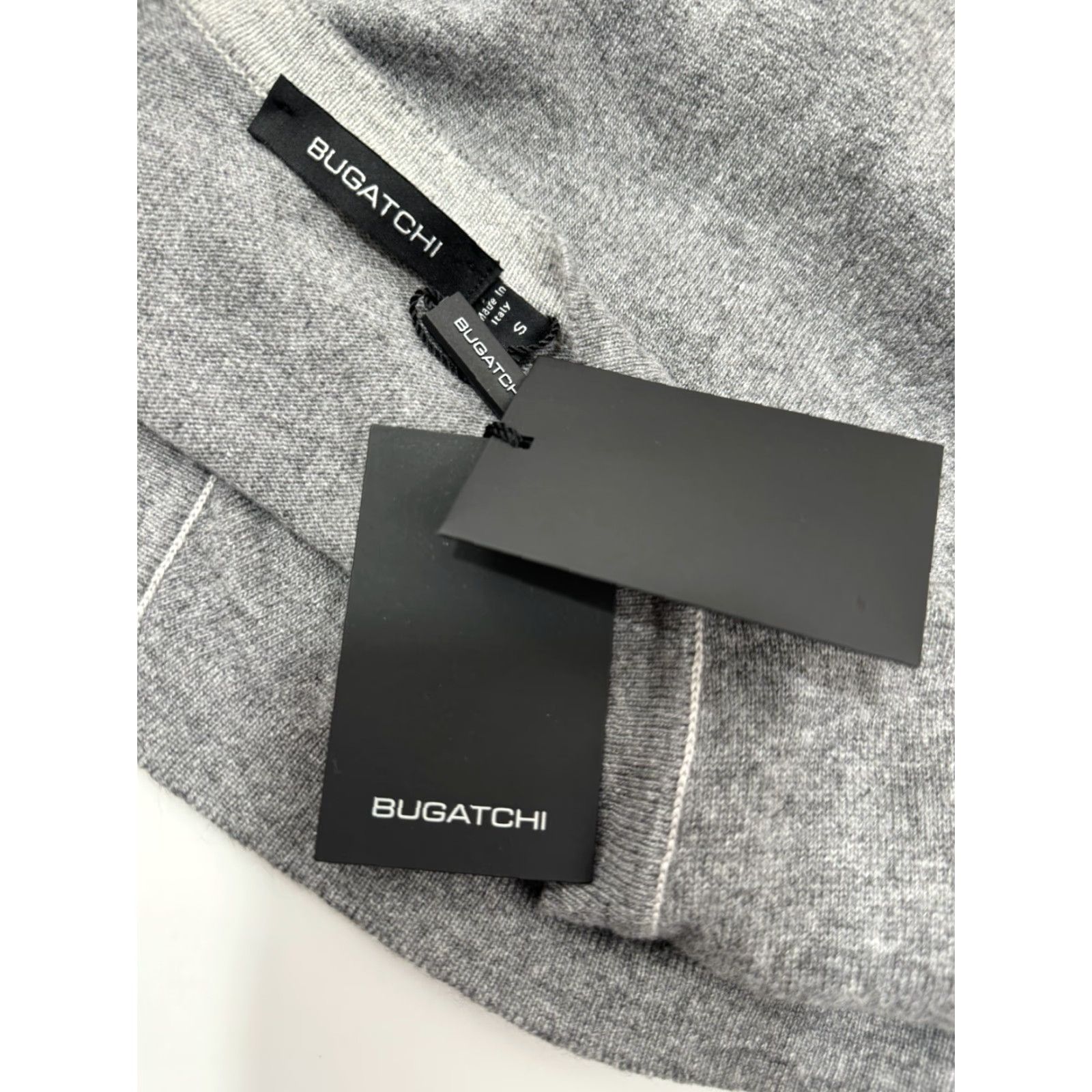 BUGATCHI BUGATCHI Vest Mens S Wool Blend Gray Cardigan Sweater Zip? No Zipper - Tag New MSRP 199 Size US S / EU 44-46 / 1 - 5 Thumbnail
