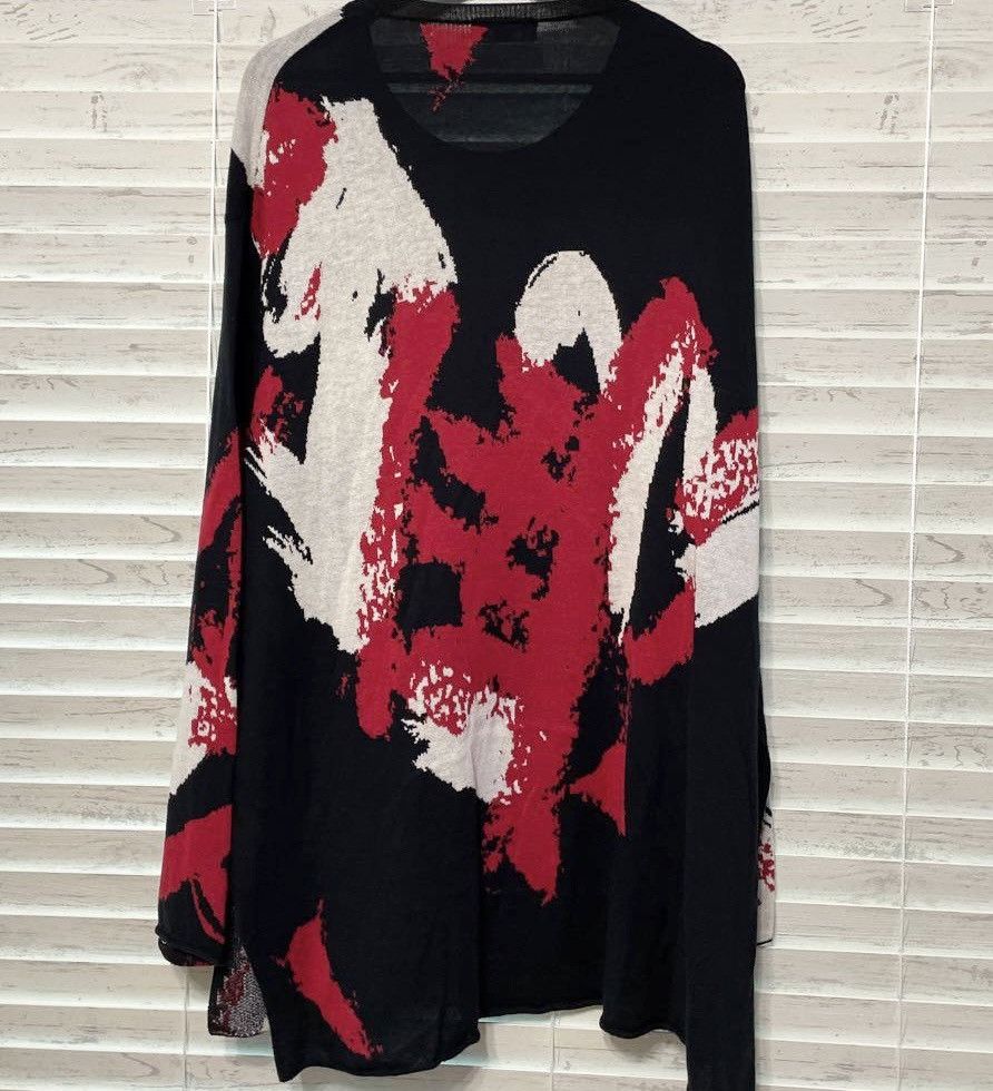 Yohji Yamamoto SS18 Pour Homme Sweater Knit Cotton Size US L / EU 52-54 / 3 - 2 Thumbnail