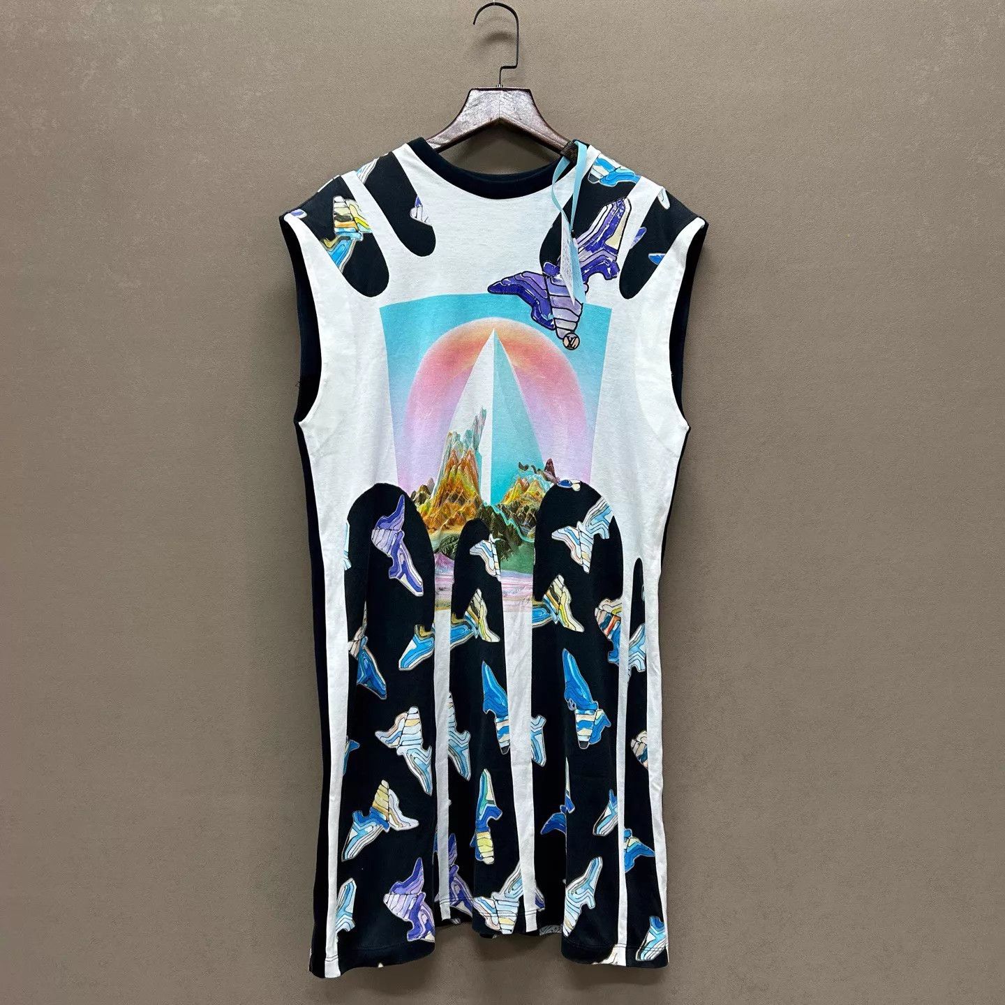 Louis Vuitton LV Runway Art Color Block Sleeveless Dress Women's S Size S / US 4 / IT 40 - 1 Thumbnail