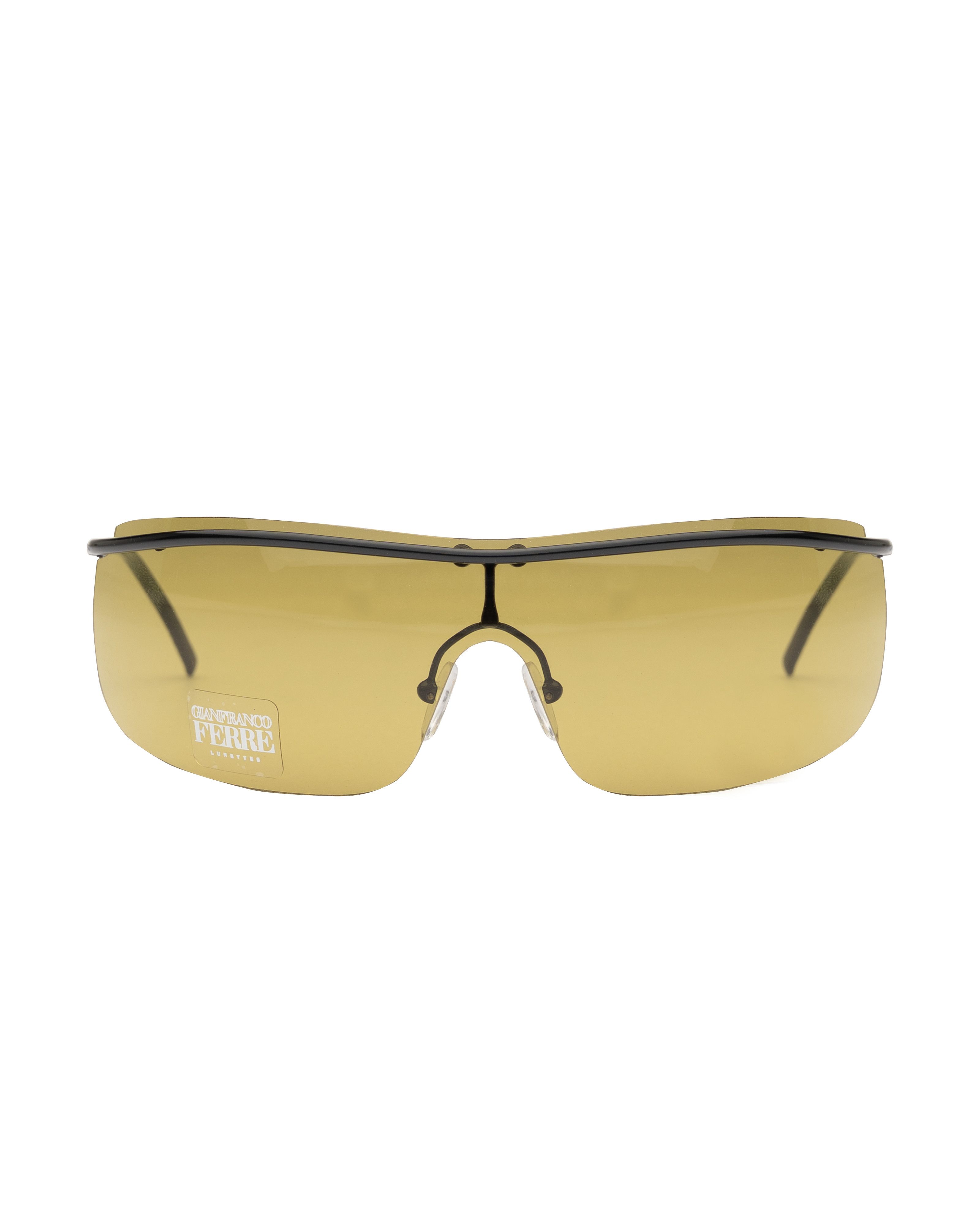 Gianfranco Ferre Gianfranco Ferre '00s Yellow Oversized Rimless Sunglasses Size ONE SIZE - 1 Thumbnail