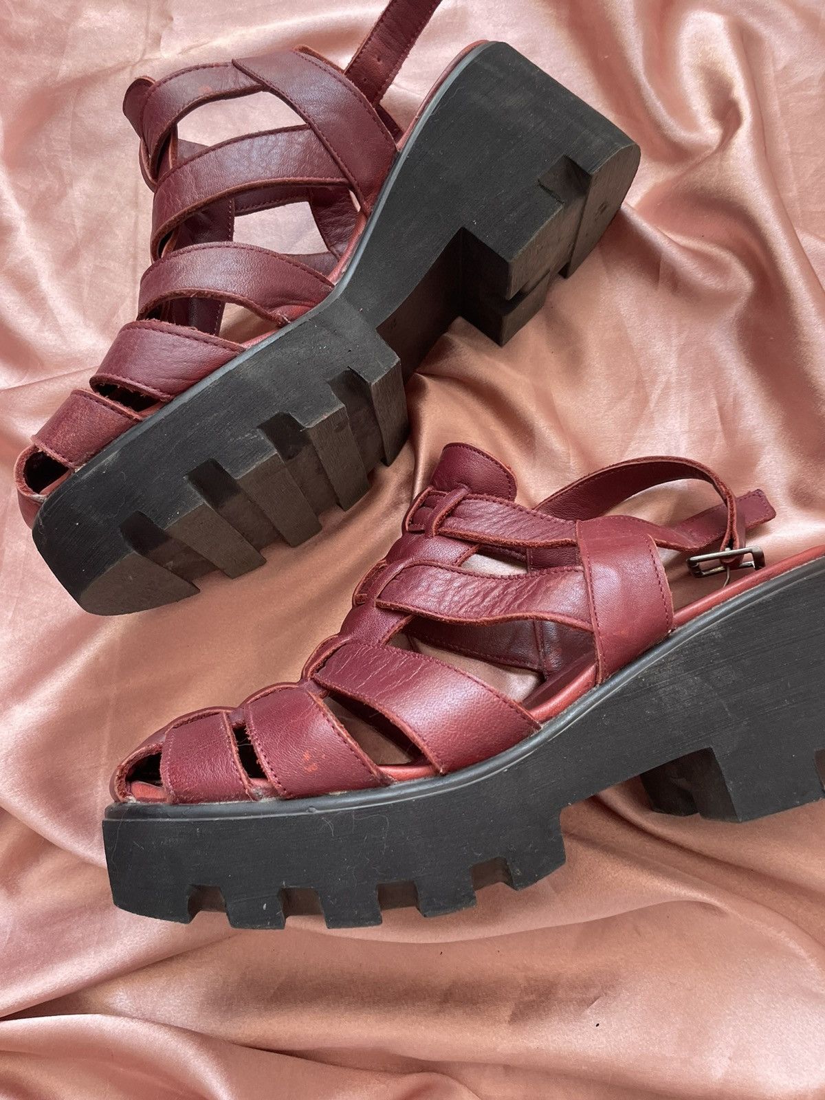 Vintage Vintage leather sandals Size US 8.5 / IT 38.5 - 11 Thumbnail