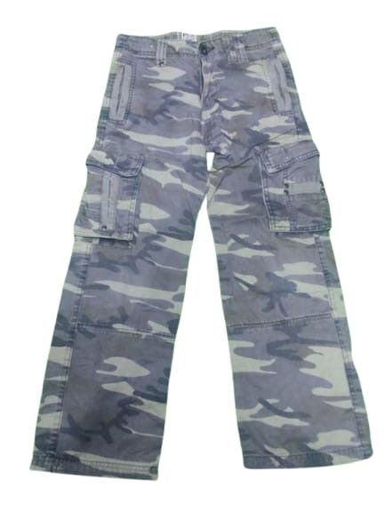 Zara CAMOUFLAGE ZARA CARGO PANTS Size US 27 - 1 Thumbnail