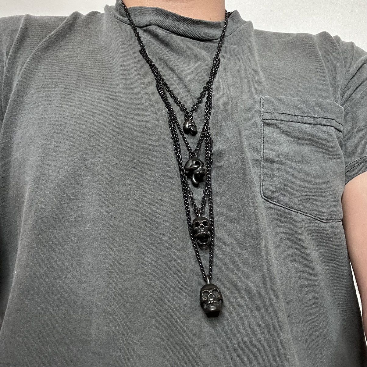 Number (N)ine Number (N)ine SS06 Runway Skull Key Necklace | Grailed