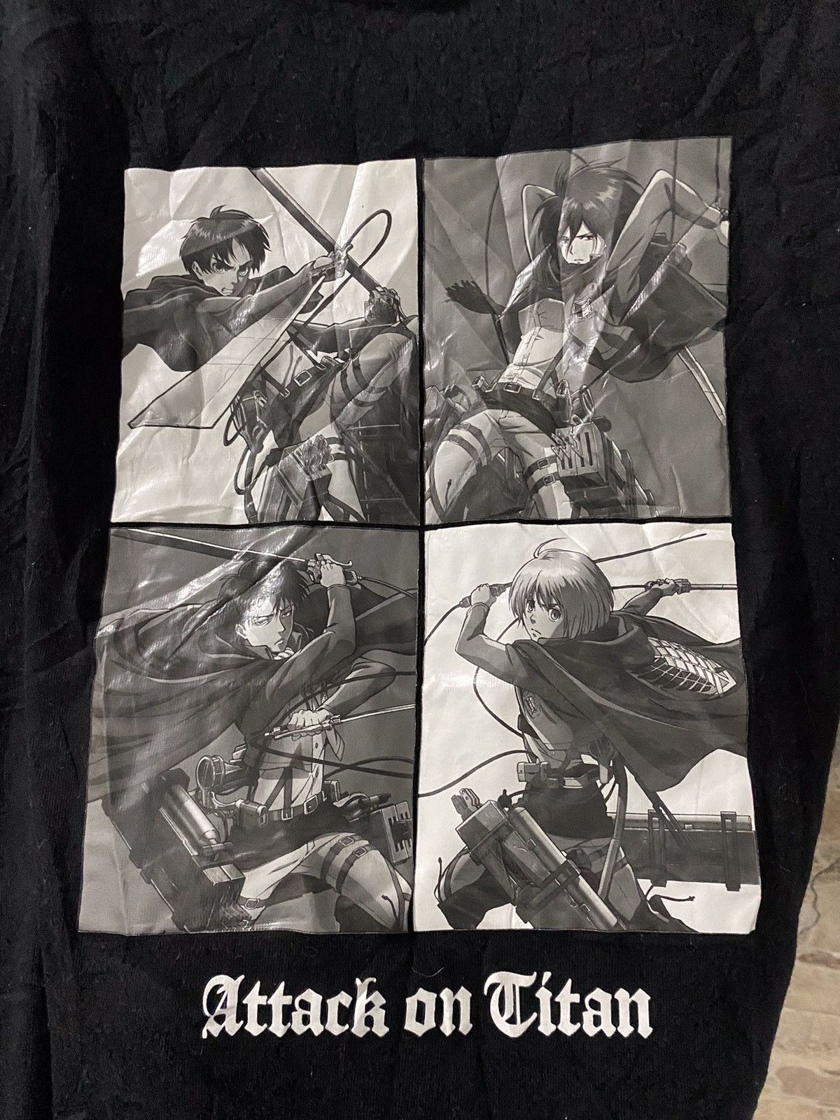 Cartoon Network × Japanese Brand × Vintage Tshirt attack on titan official all character Size US L / EU 52-54 / 3 - 3 Thumbnail