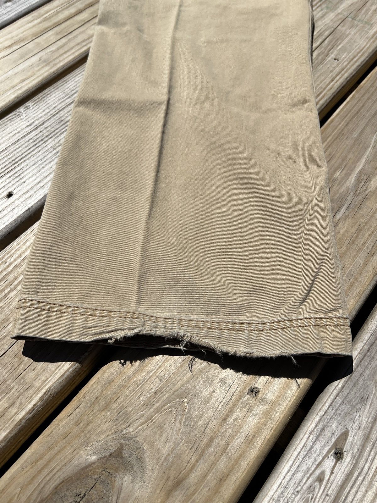 Levi's × Vintage Vintage Y2K Levi’s Baggy Cargo Khaki Pants Size US 38 / EU 54 - 10 Thumbnail