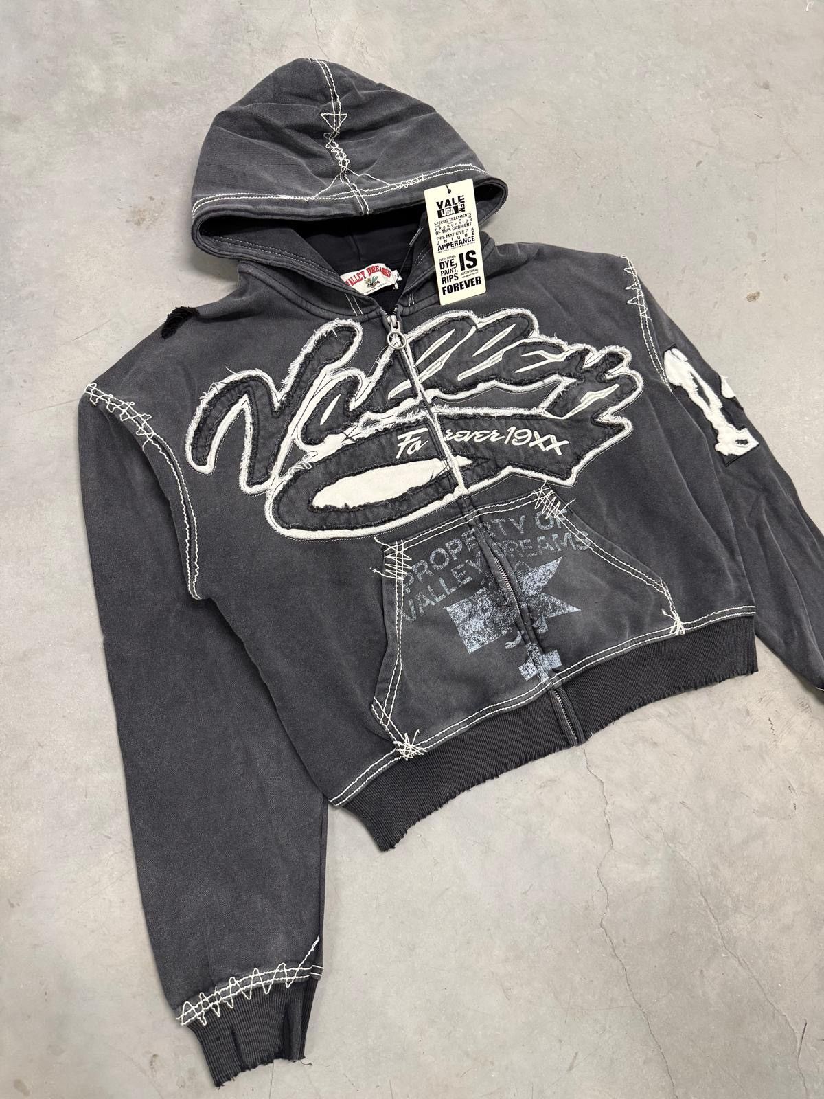 Vale Vale Forever Valley Dreams Black Religion Zip Up Hoodie Size US XL / EU 56 / 4 - 2 Thumbnail