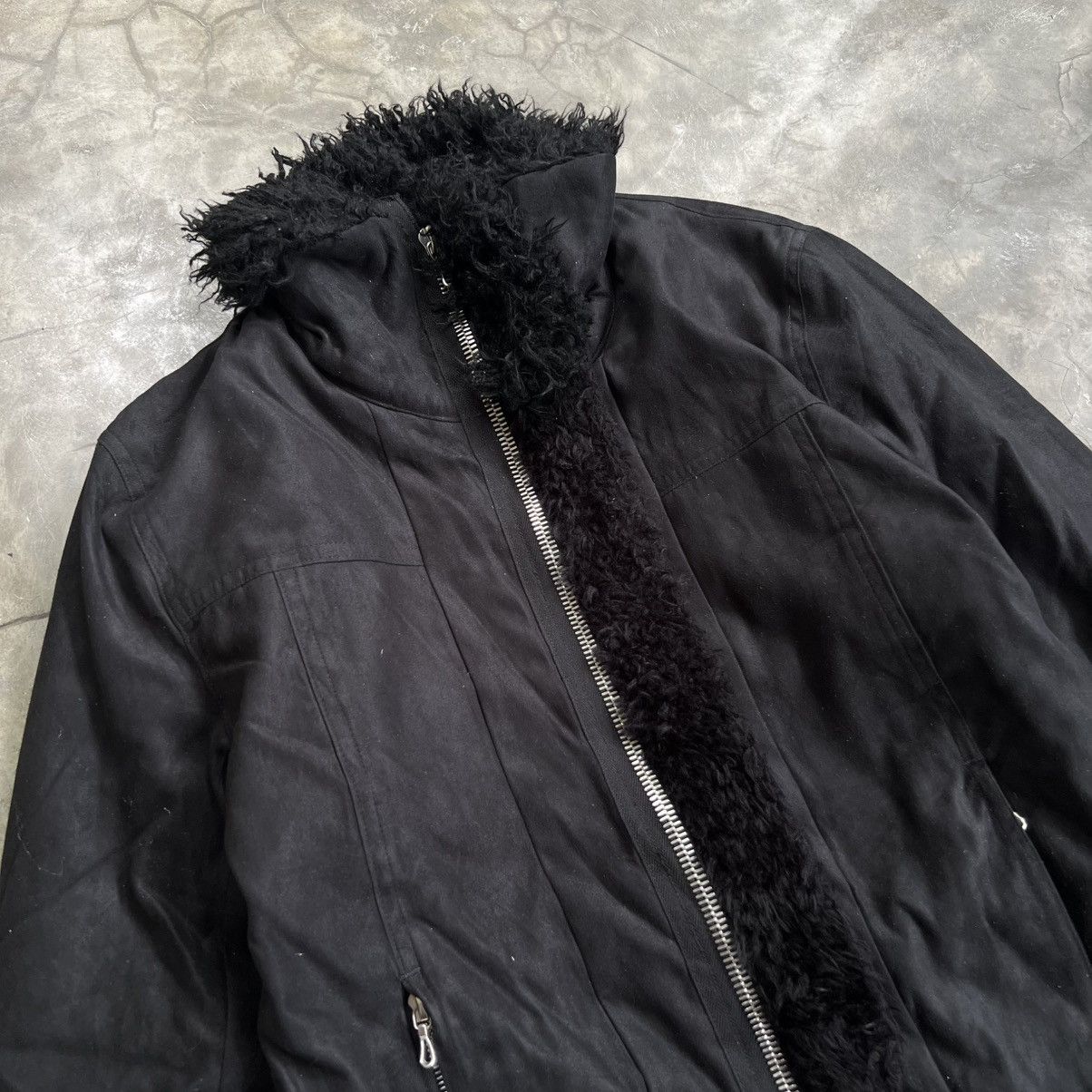 Japanese Brand Paranoid 14th Addiction Style Fur Faux Zip Jacket Size US M / EU 48-50 / 2 - 6 Thumbnail