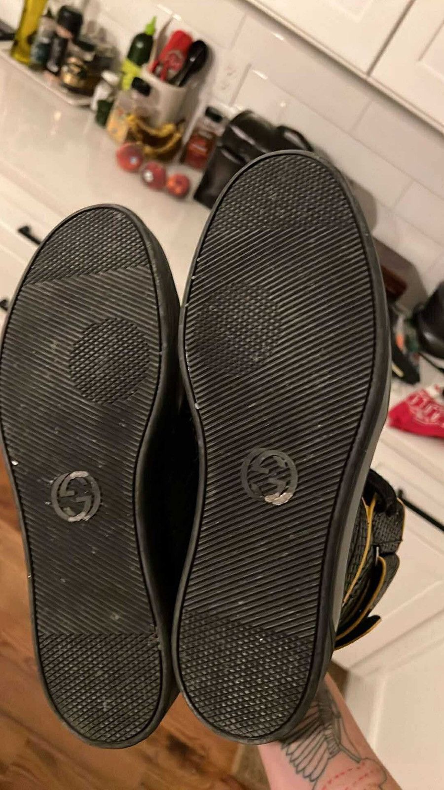 Gucci Rare Gucci hi-top python sneaker Size US 11 / EU 44 - 9 Thumbnail