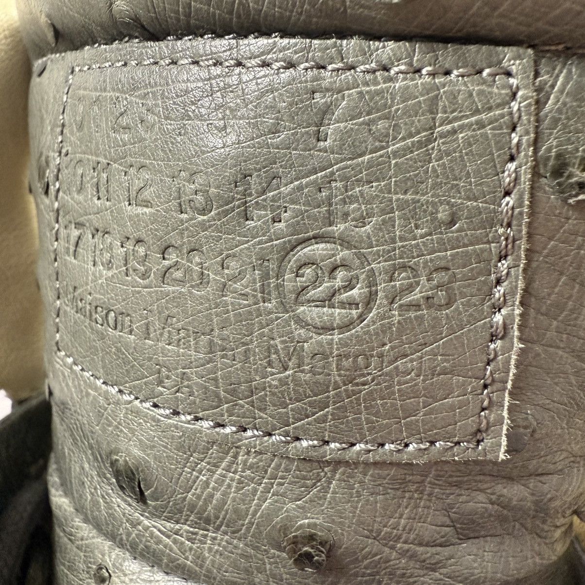 Maison Margiela Maison Margiela Future Ostrich Leather Shoes Size US 8.5 / EU 41-42 - 4 Thumbnail