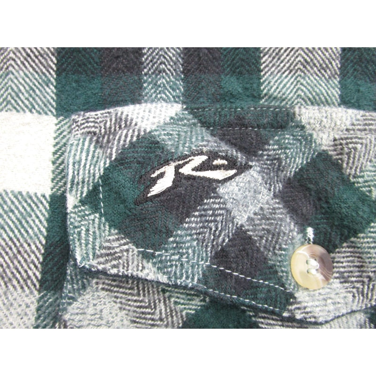 Rusty VINTAGE Rusty Flannel Shirt Mens XL Green Black Plaid Button-Up 90s Size US XL / EU 56 / 4 - 4 Thumbnail