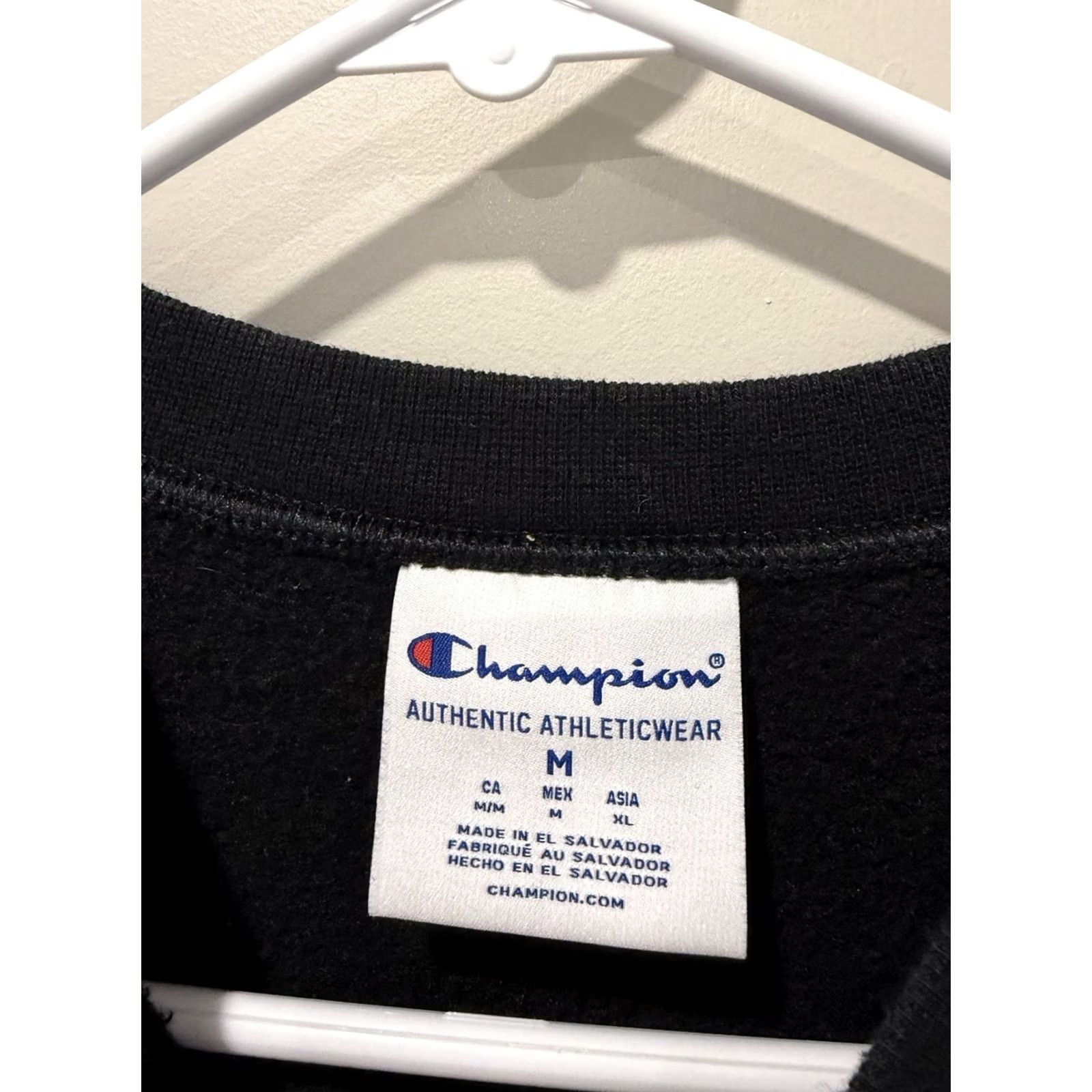 Champion Champion Black Sweatshirt Employee Snapchat M Size US M / EU 48-50 / 2 - 4 Thumbnail