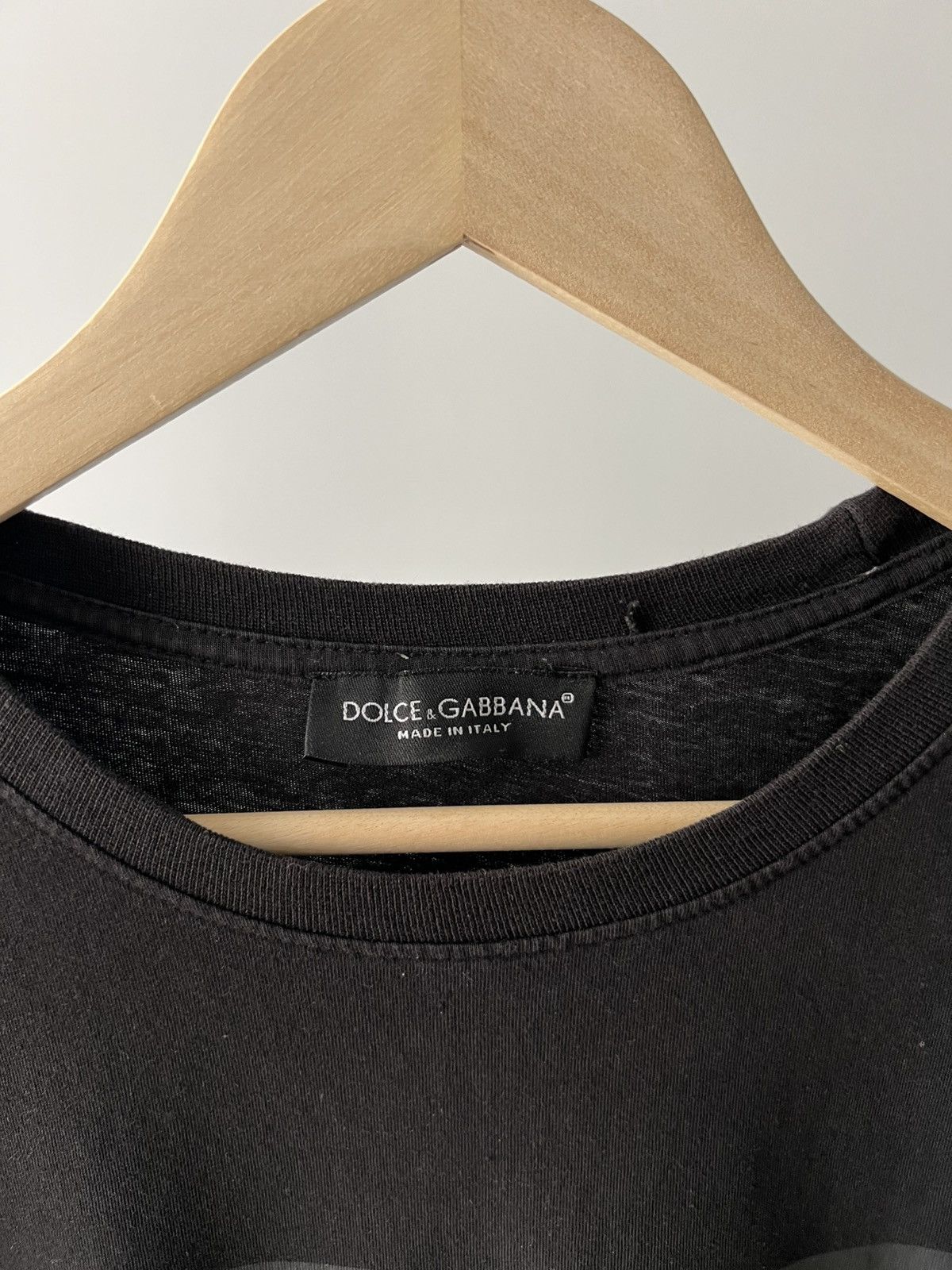Dolce & Gabbana Dolce & Gabbana Logo Print T-Shirt Luxury Black Size US L / EU 52-54 / 3 - 13 Thumbnail