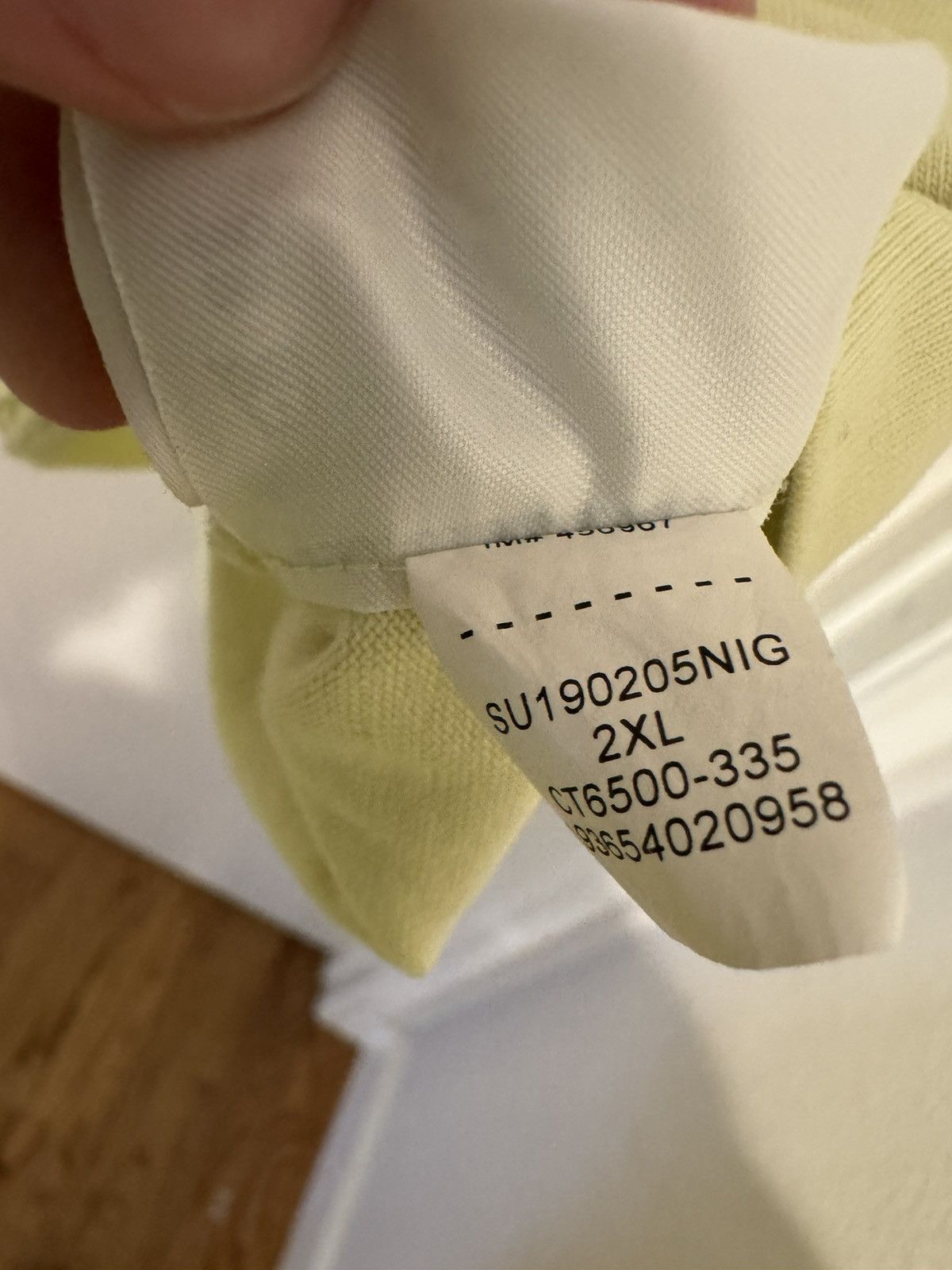 Jordan Brand Nike x Union Jordan Tee Shirt Yellow Size XXL Size US XXL / EU 58 / 5 - 6 Thumbnail