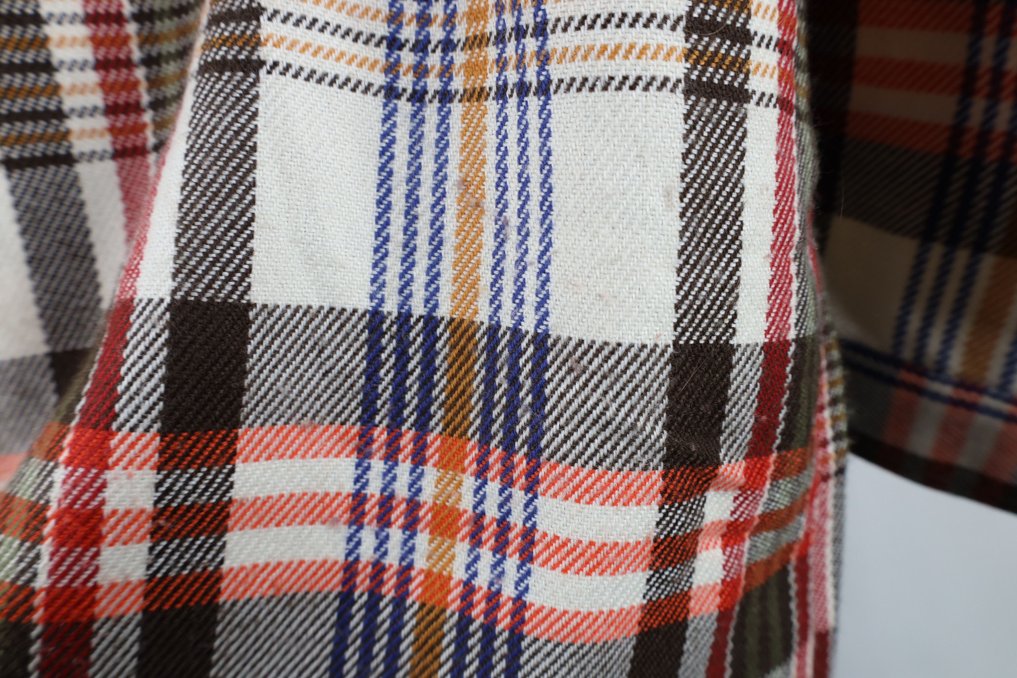 Vintage Vintage 90s Streetwear Flannel Collared Button Shirt Size L / US 10 / IT 46 - 9 Thumbnail