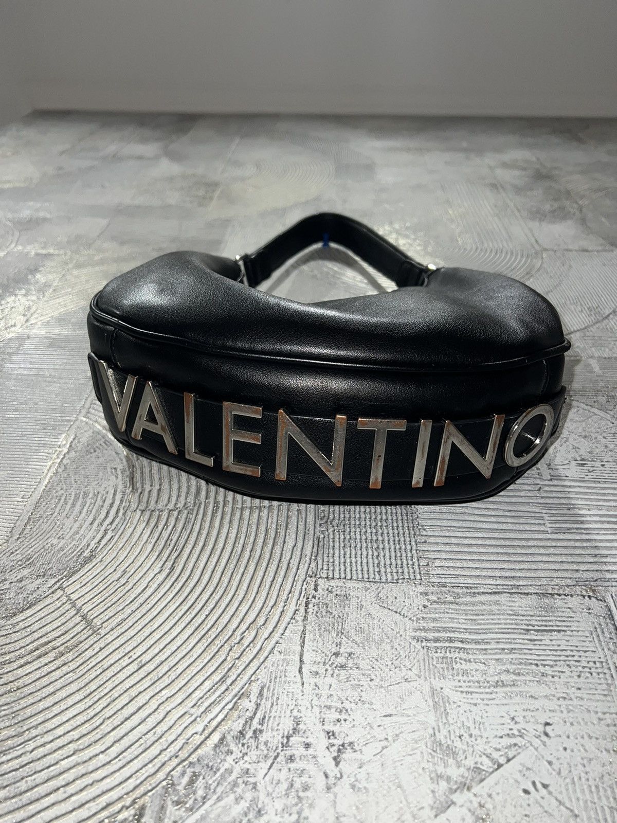 Mario Valentino × Valentino Mario Valentino Eco Leather Big Logo Mini Shoulder Bag Size ONE SIZE - 1 Thumbnail