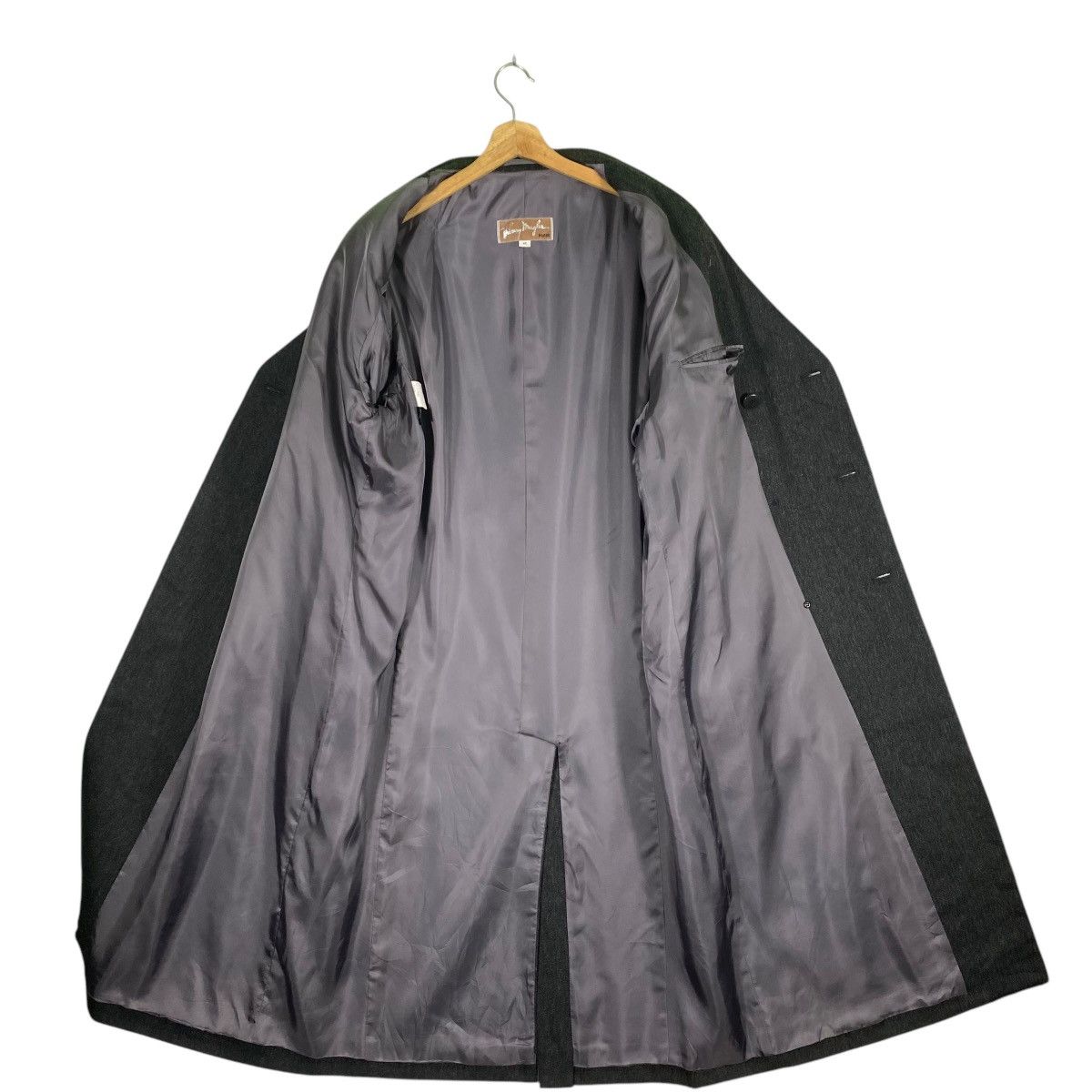 Mugler × Thierry Mugler × Vintage Vintage 90s Thierry Mugler Long Coat Wool Jacket Size US M / EU 48-50 / 2 - 6 Thumbnail