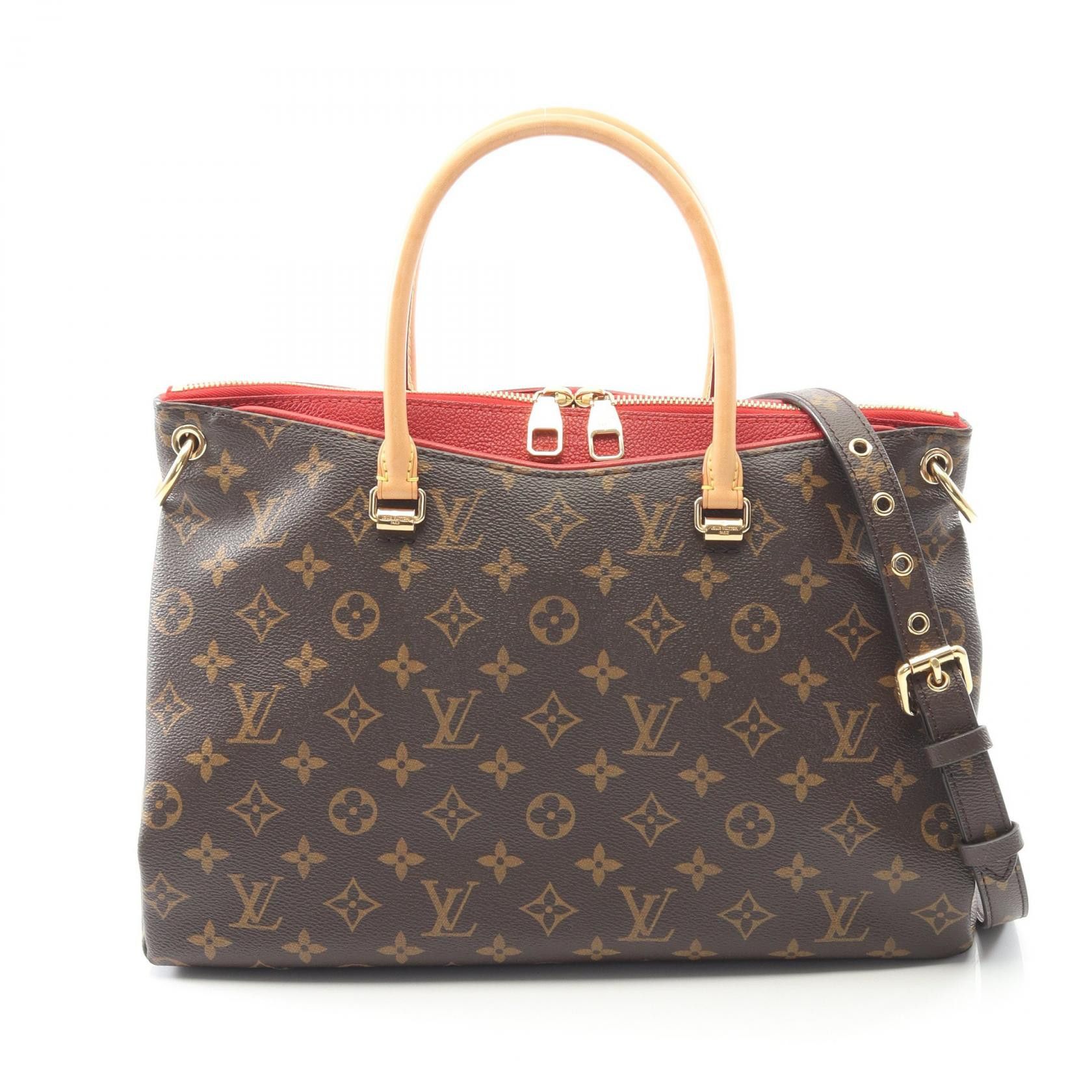 Louis Vuitton Louis Vuitton Louis Vuitton Pallas Monogram Handbag Textile Handbag M41175 DUTY FREE for USA Size ONE SIZE - 1 Thumbnail