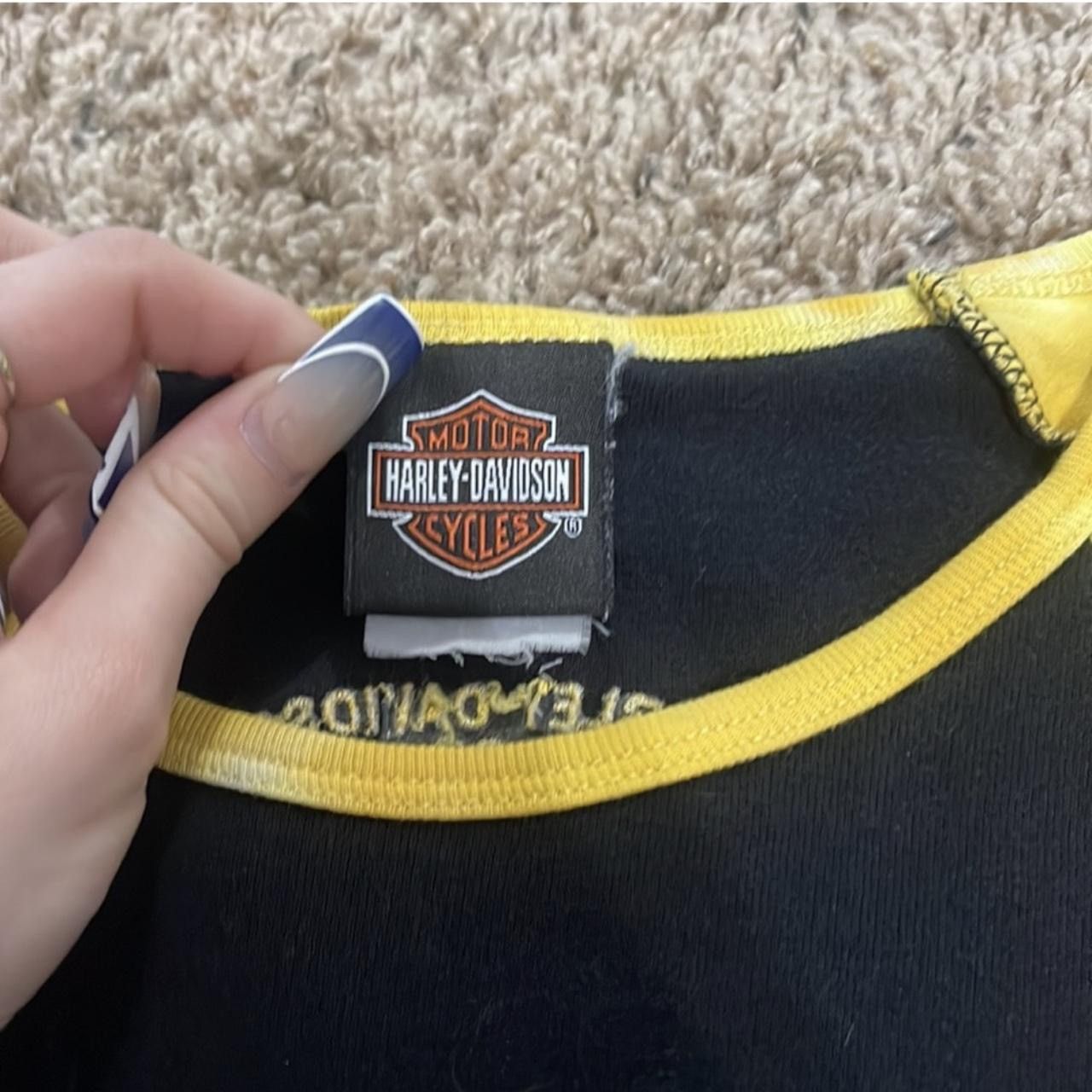 Harley Davidson × Vintage Harley Davidson Shirt Size S / US 4 / IT 40 - 3 Thumbnail