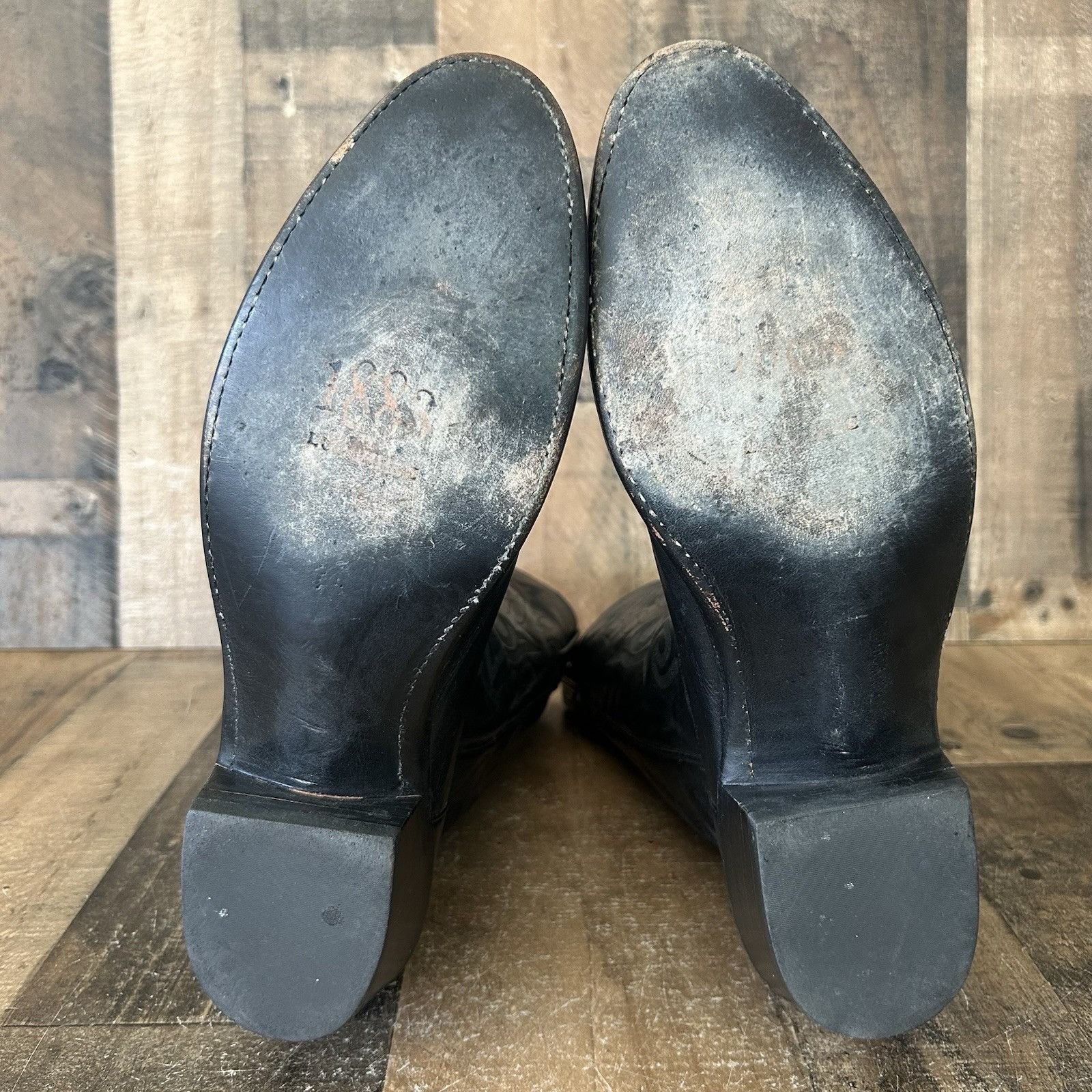 Lucchese Lucchese 1883 Black N7496R4 Western Cowboy Boots Mens 11 D Size US 11 / EU 44 - 4 Thumbnail
