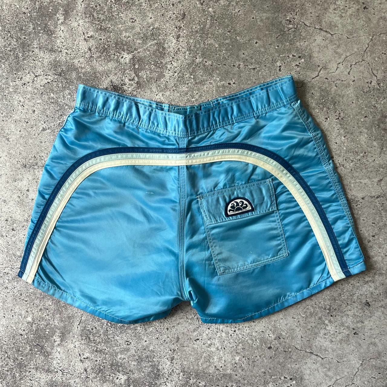 Sundek Sundek Summer Pool Nylon Shorts Baby Blue Size M Size US 30 / EU 46 - 7 Thumbnail