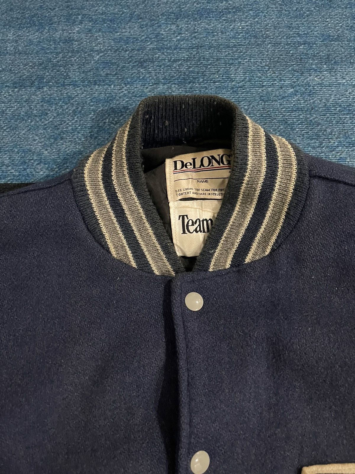 NFL Vintage Delong Nfl Cowboys Varsity Jacket Size US XL / EU 56 / 4 - 7 Thumbnail